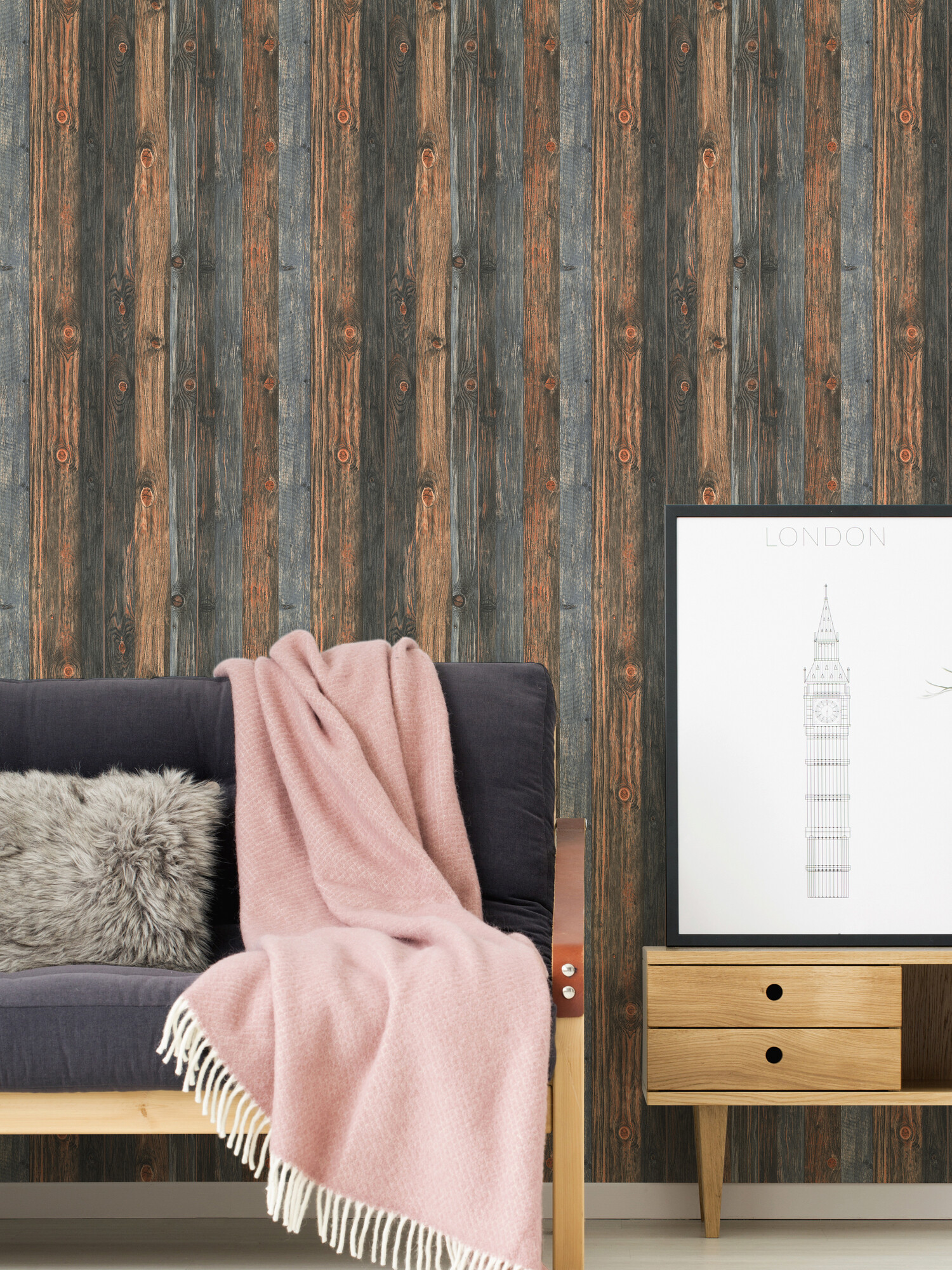 A.S.Creation Vliestapete grau beige B/H/D: ca. 53x1005x9 cm