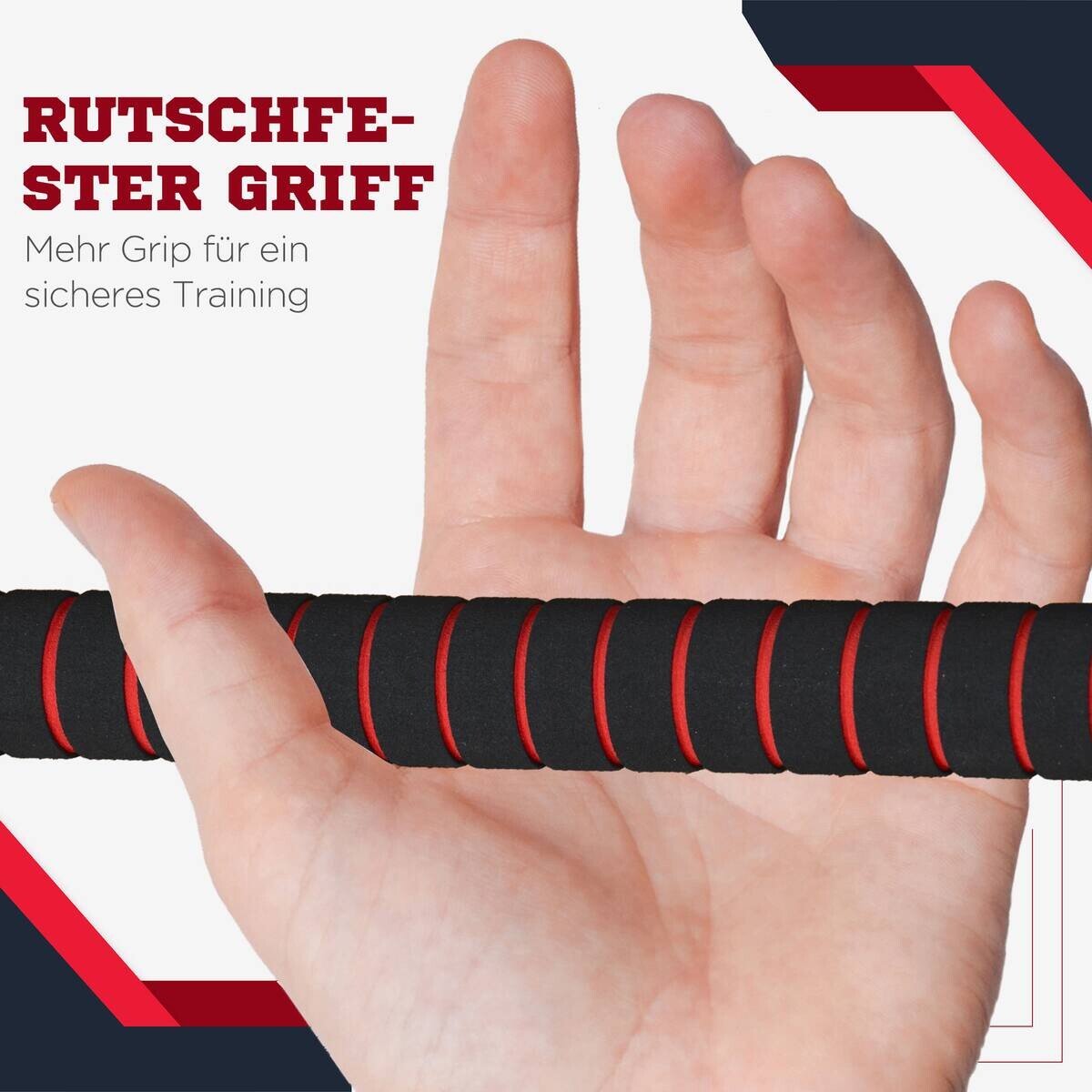 HOMCOM Hantel-Set schwarz Edelstahl B/H/L: ca. 21x21x50 cm