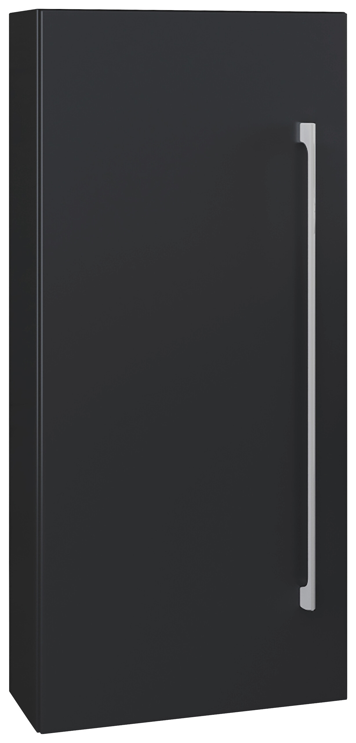 Midischrank Badinos schwarz Alu Optik B/H/T: ca. 33x75x22 cm