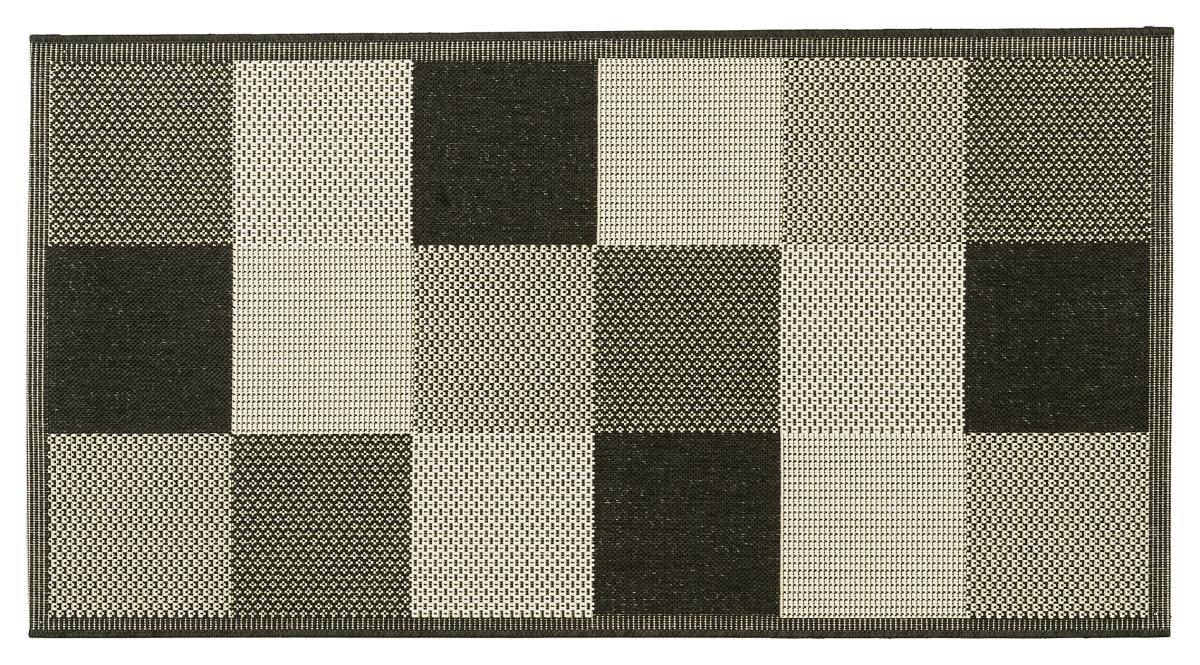 In-/Outdoor-Teppich Ambiente schwarz B/L: ca. 80x150 cm