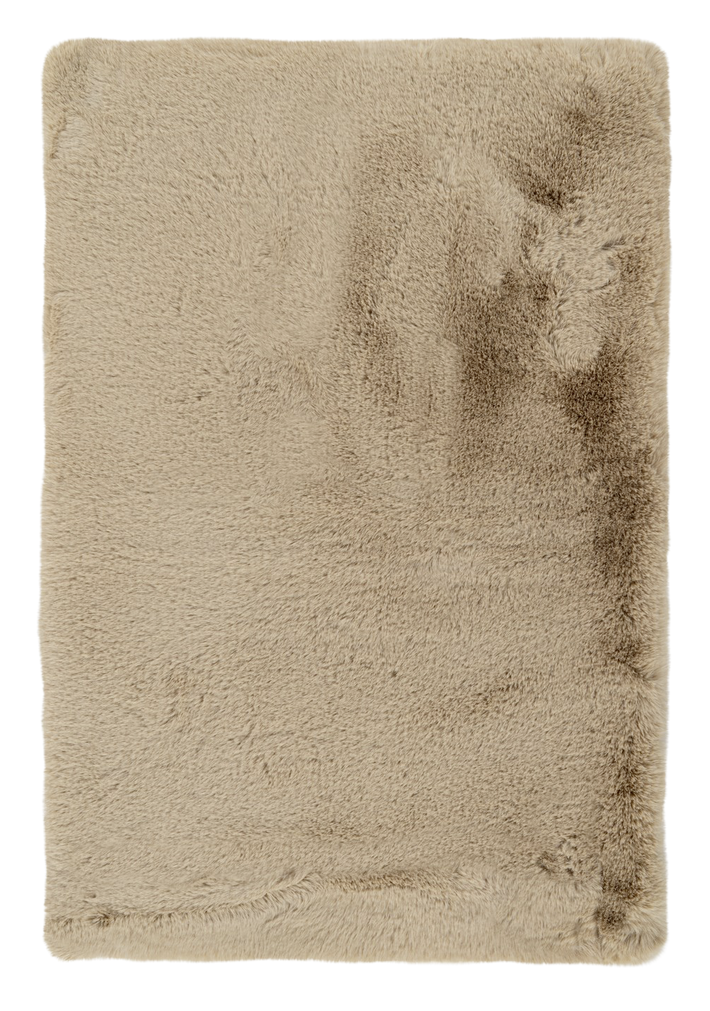 Kayoom Hochflorteppich Badematte Rabbit 425 beige B/H/L: ca. 40x3,5x60 cm