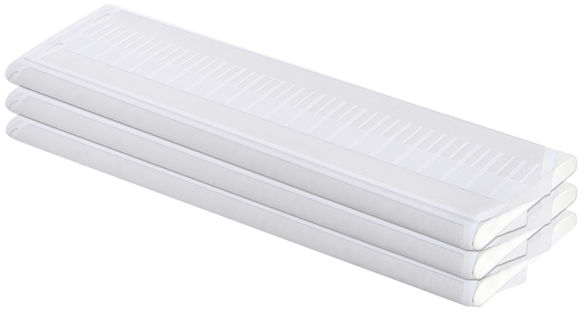 Scheibengardinen-Meterware weiß H: ca. 60 cm