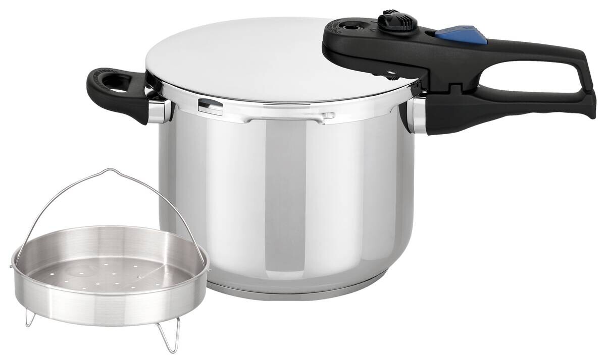 ELO Schnellkochtopf silber Edelstahl B/H/L: ca. 27,5x26,5x42 cm