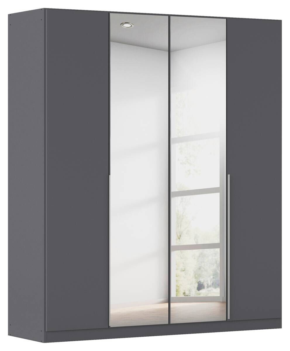 Kleiderschrank Alabama grau B/H/T: ca. 181x210x54 cm