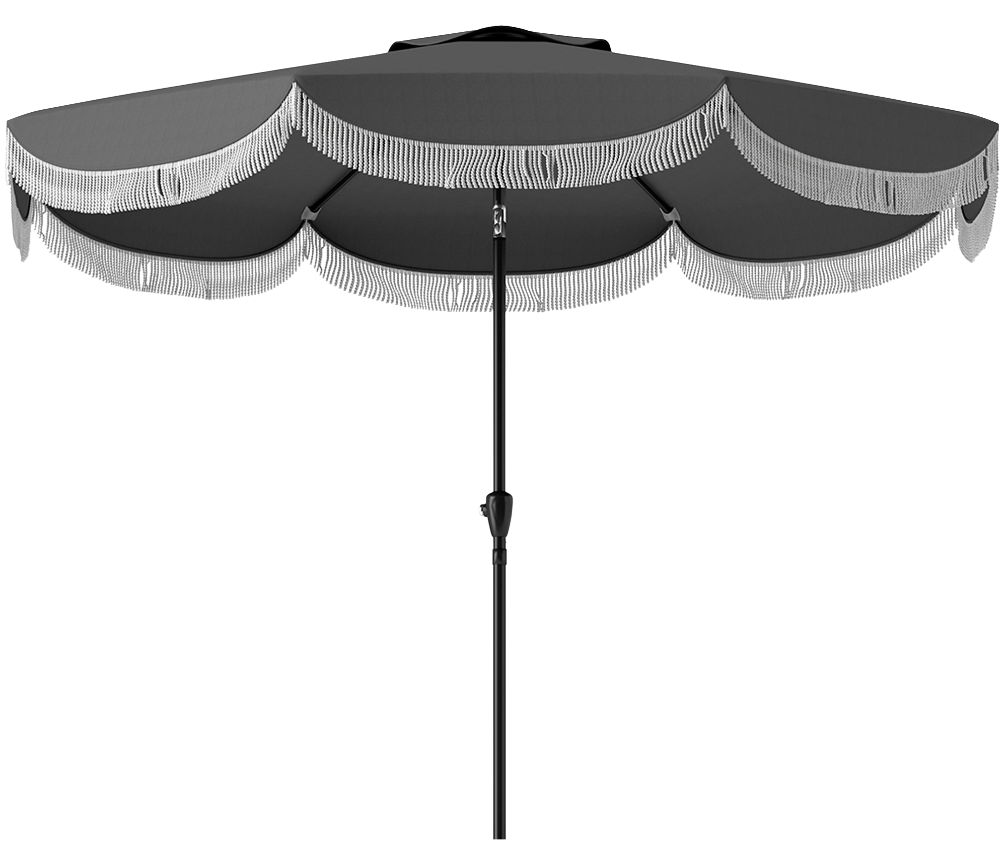 Outsunny Sonnenschirm dunkelgrau Polyester B/H/L: ca. 269x238x269 cm