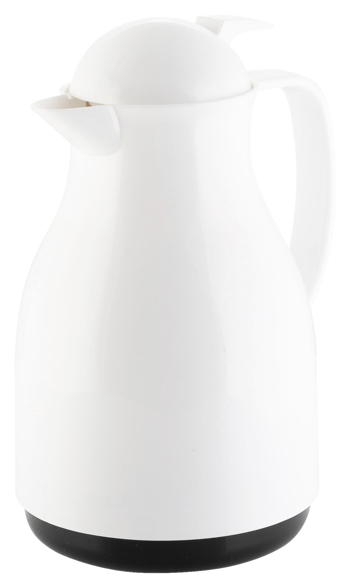 Axentia Isolierkanne weiß Kunststoff