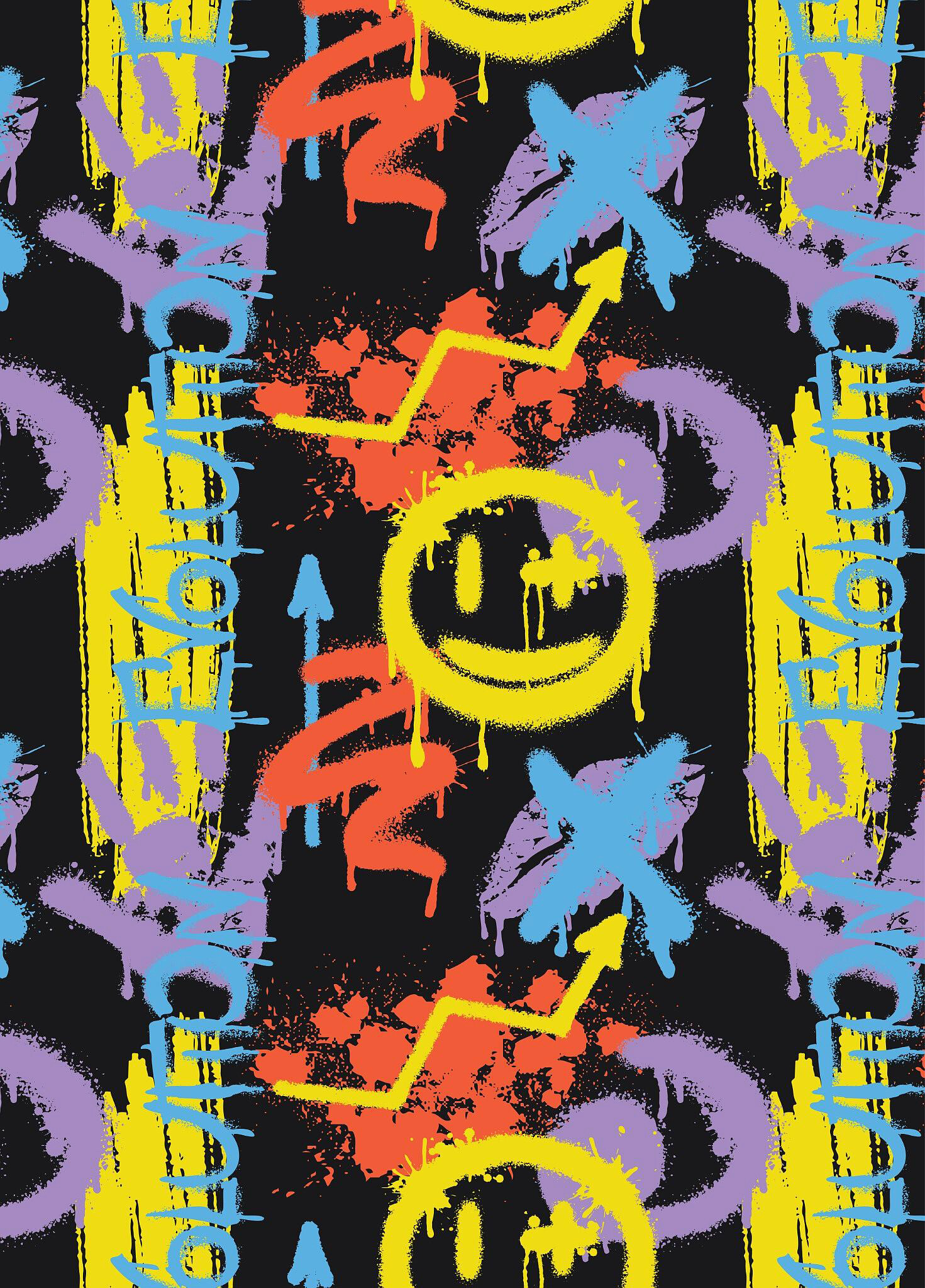 Wandsticker Gaming B/L: ca. 50x70 cm