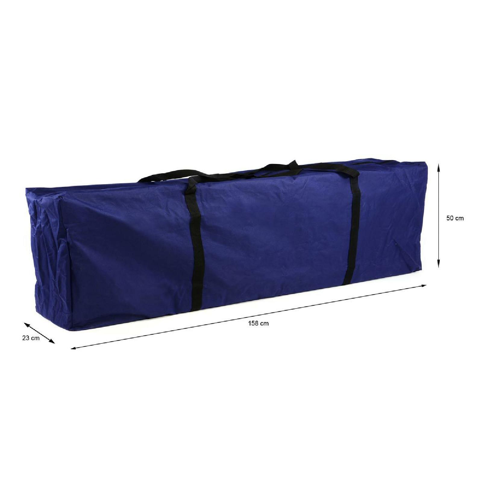 VCM Tragetasche für Faltpavillon blau Polyester-Mischgewebe B/H/L: ca. 23x50x158 cm