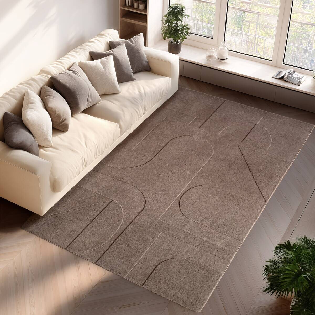 Ayyildiz Teppich POMPEI beige B/L: ca. 120x170 cm