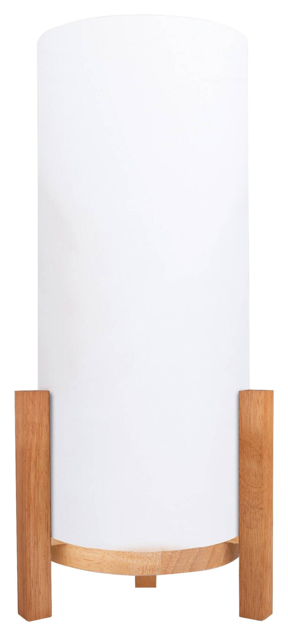 Näve Leuchten LED-Leuchten 5311423 weiß Textil Holz B/H/T: ca. 22x48x22 cm null 1 Brennstellen