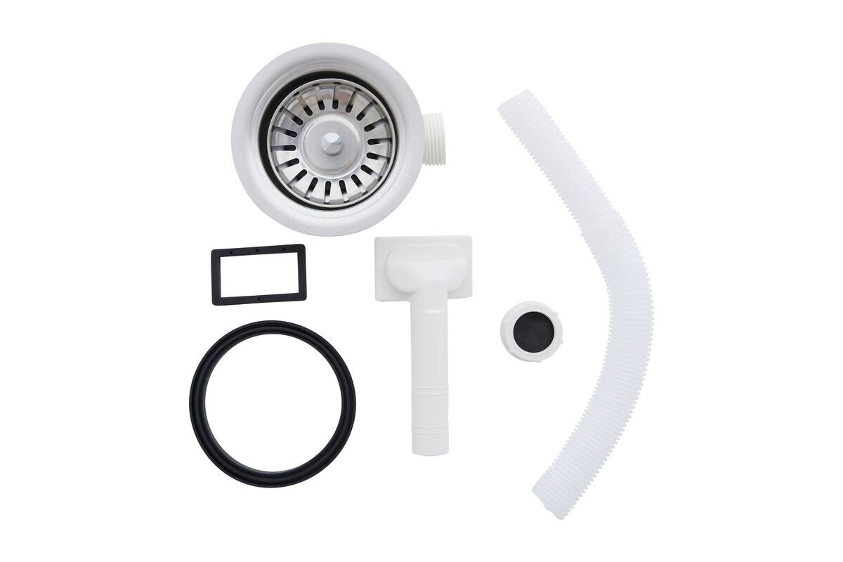 Respekta Einbauspüle Portland 446 Edelstahl Edelstahl T/D: ca. 17x44,6 cm