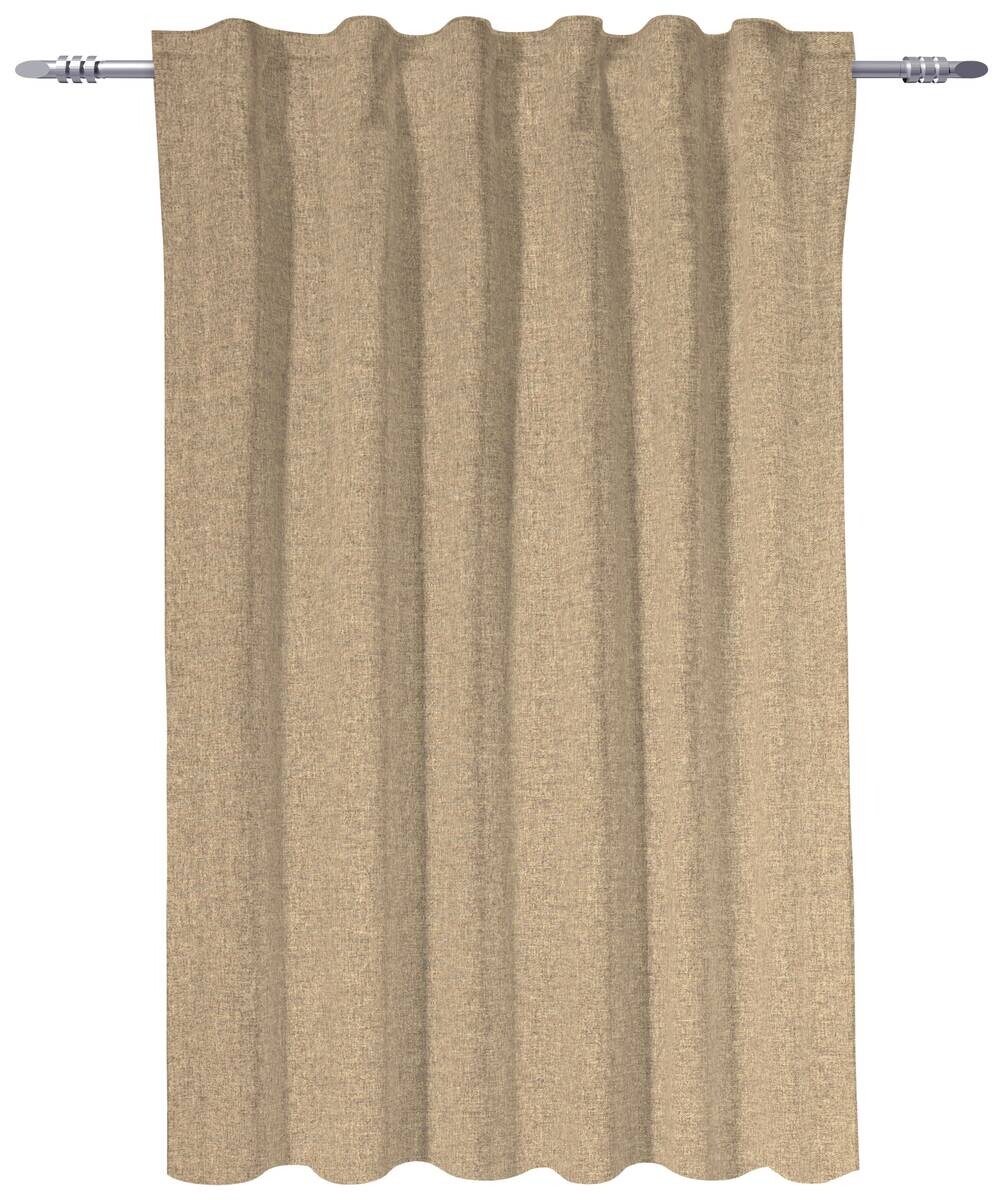 POCOline Kombivorhang Ulrich sand B/L: ca. 135x145 cm