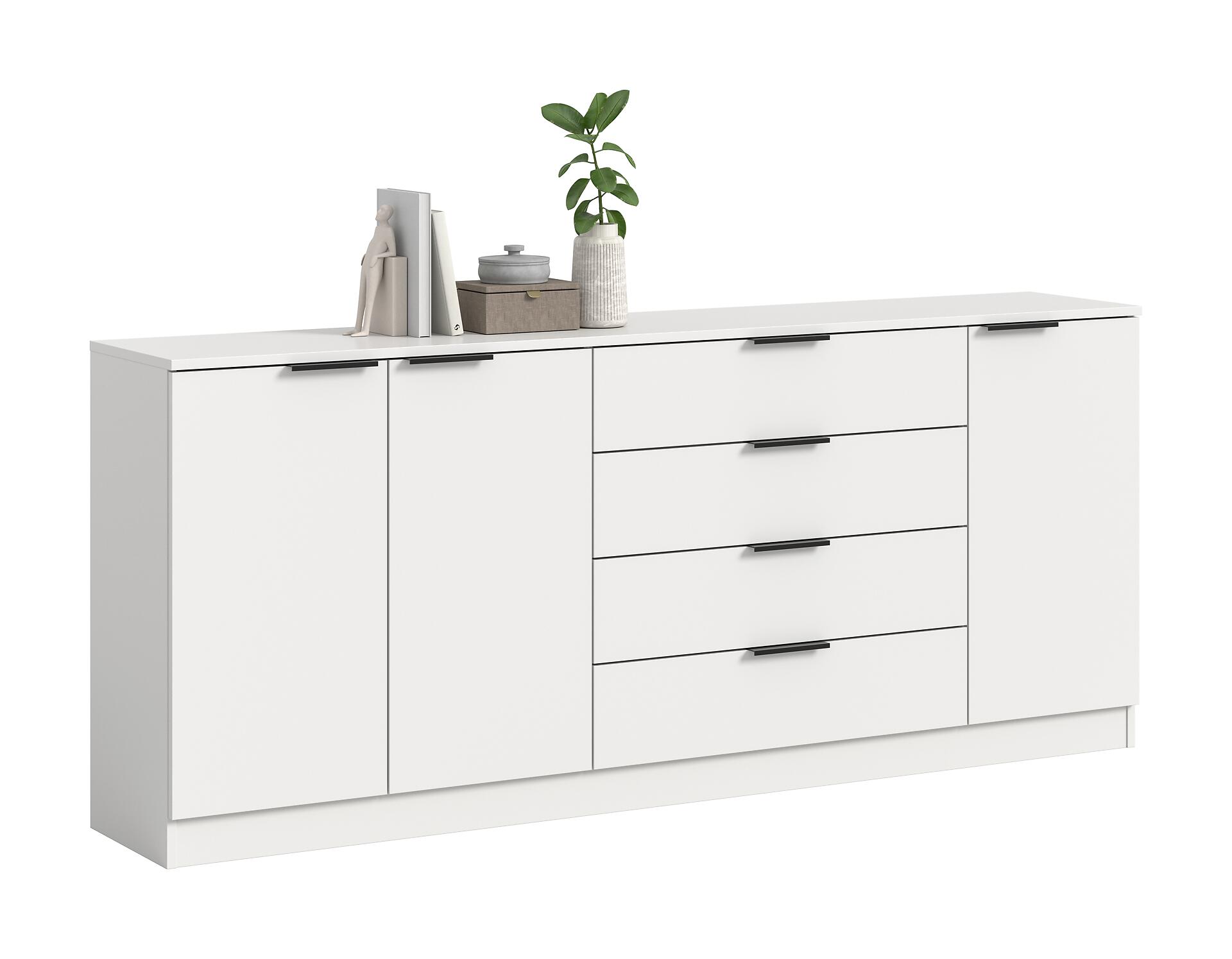 Kommode KOPENHAGEN weiß B/H/T: ca. 185x80x35 cm Kommode KOPENHAGEN weiß B/H/T: ca. 185x80x35 cm