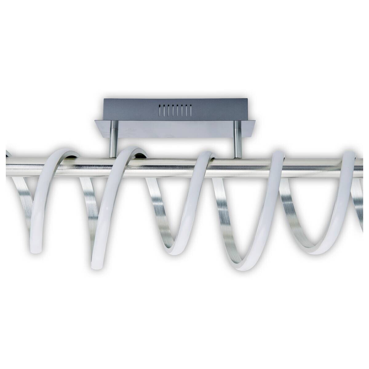 Näve Leuchten Deckenleuchte 1374350 nickel matt Metall Kunststoff B/H/T: ca. 20x27x100 cm null 1 Brennstellen