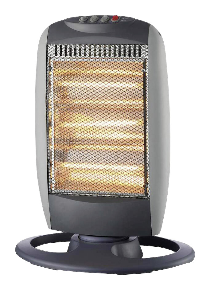 BHP Terassenheizstrahler Taiga B992329 grauschwarz Kunststoff B/H/T: ca. 28x48x7,5 cm ca. 1200 W