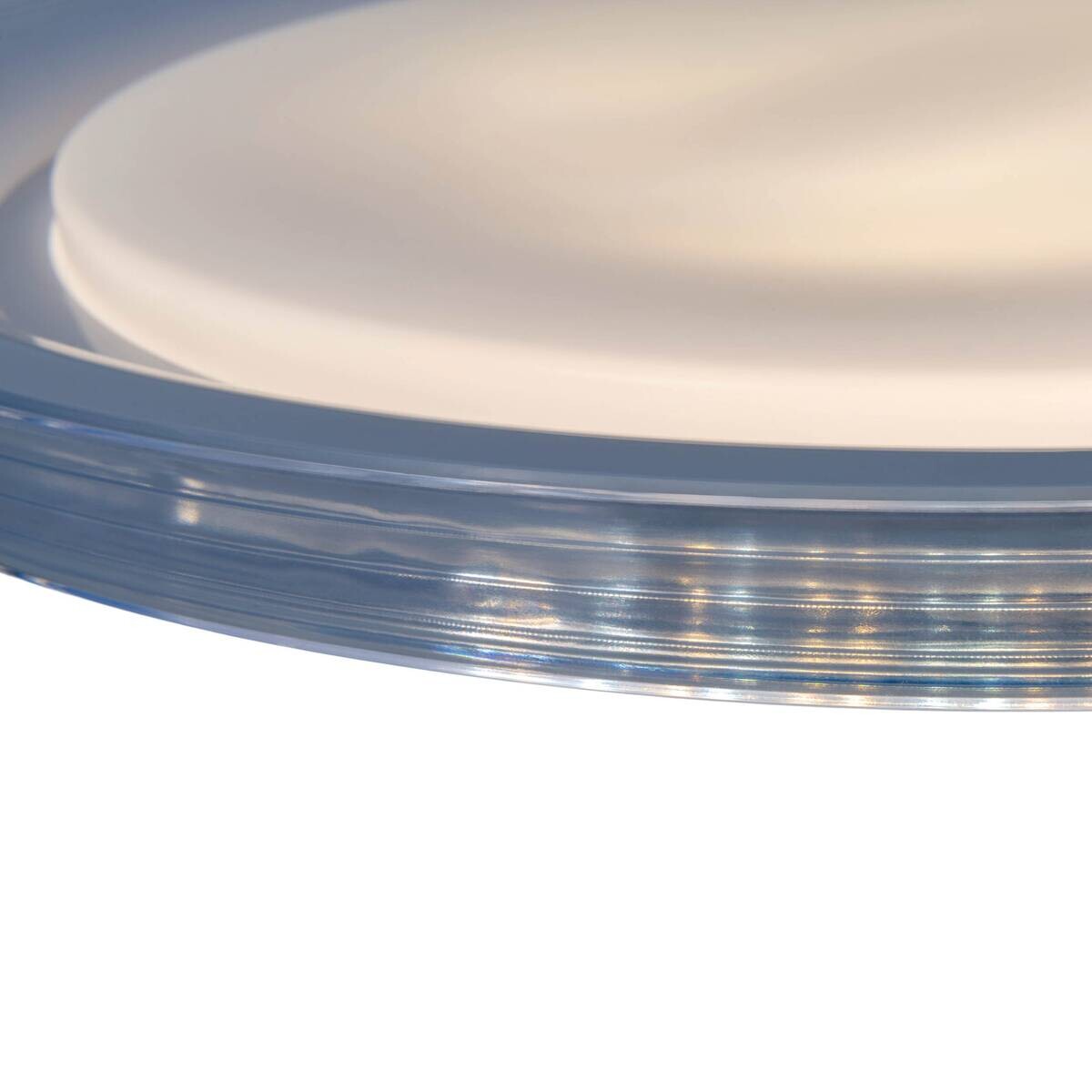 Näve Leuchten LED-Deckenleuchte weiß Metall Kunststoff B/H/T/D: ca. 50,5x7,5x50,5x50,5 cm