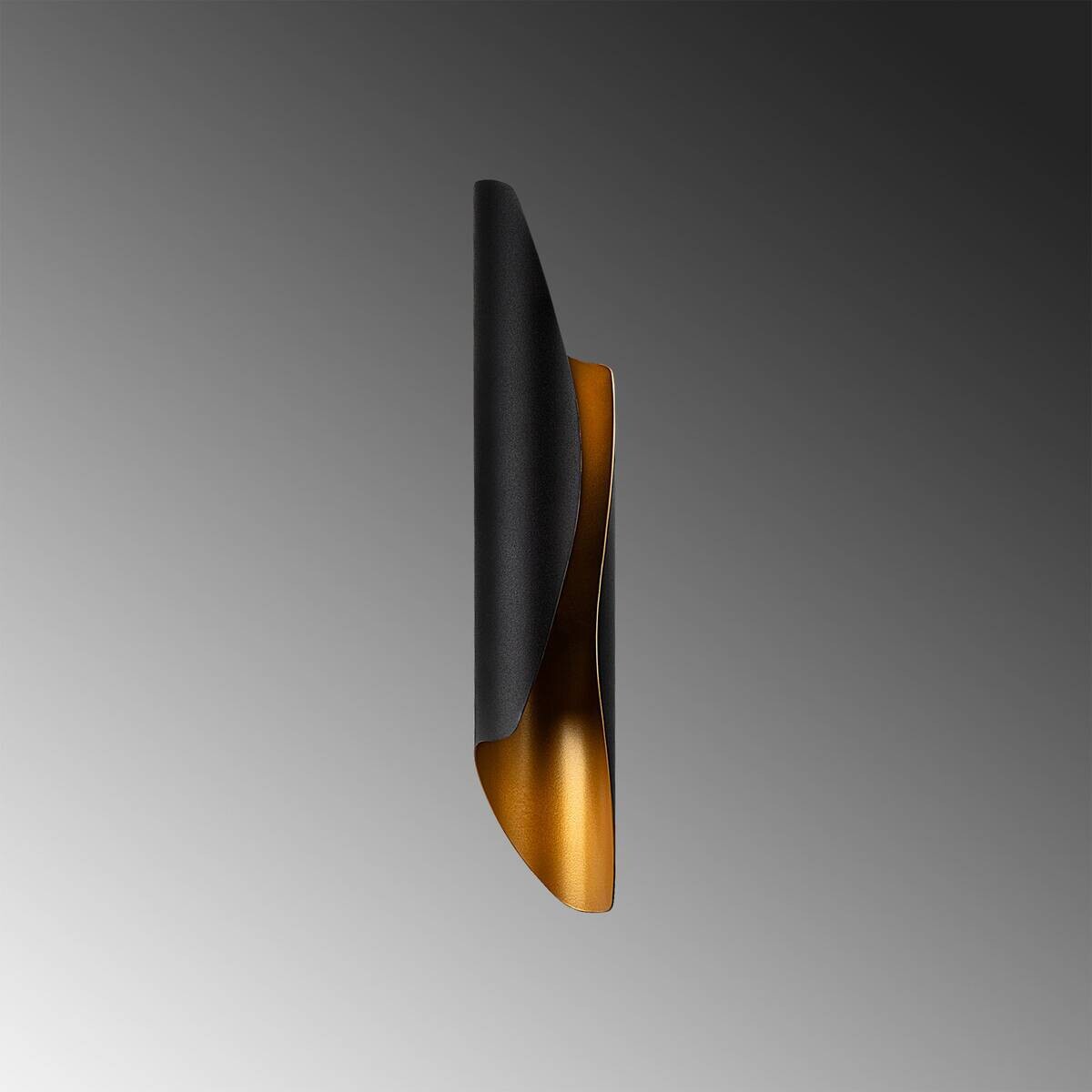 Opviq Wandleuchte schwarz Metall B/H/L: ca. 40x11x8 cm G9 2 Brennstellen