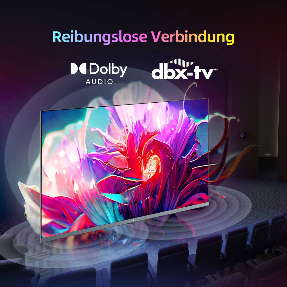 CHiQ QLED-Fernseher L32QM8T grau