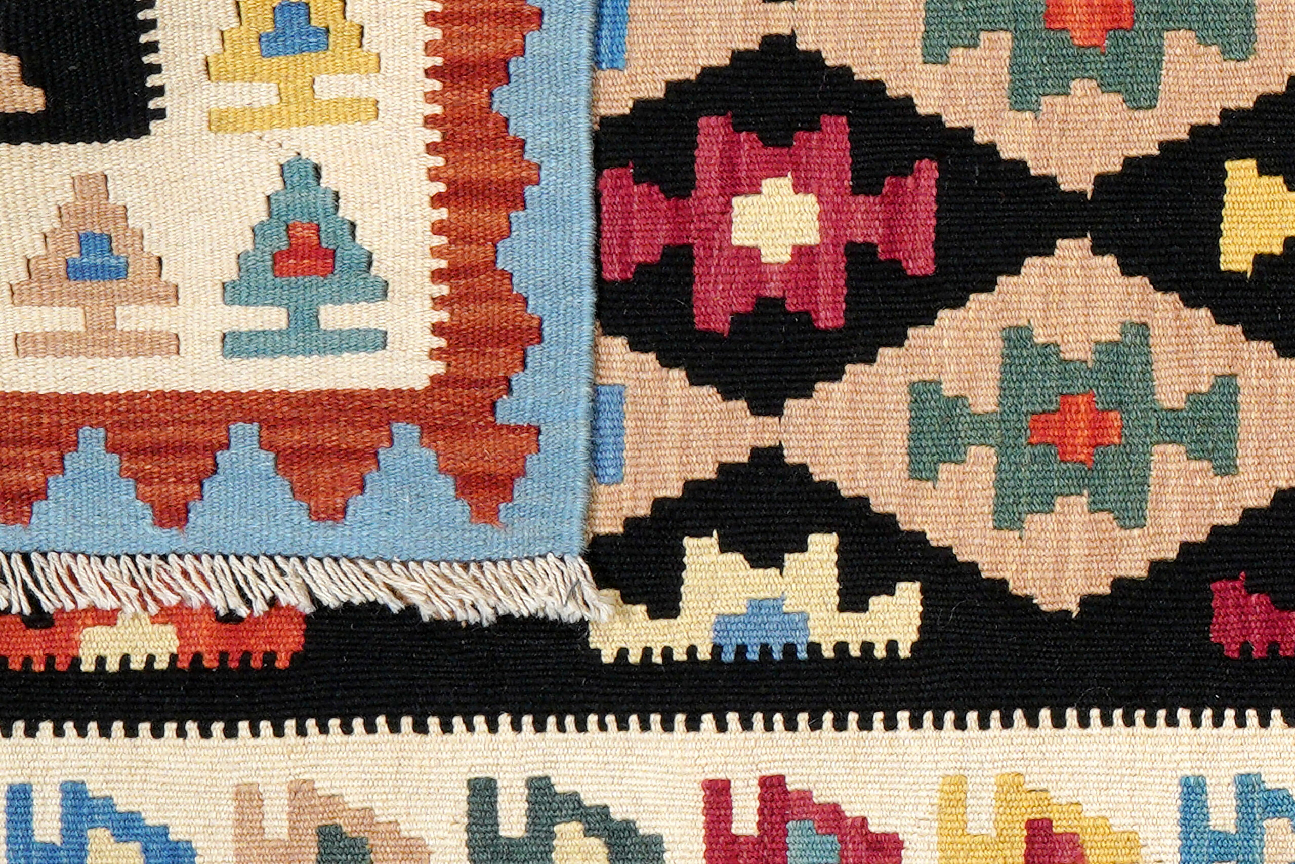 PersaTepp Teppich Kelim Gashgai beige B/H/L: ca. 88x1x295 cm