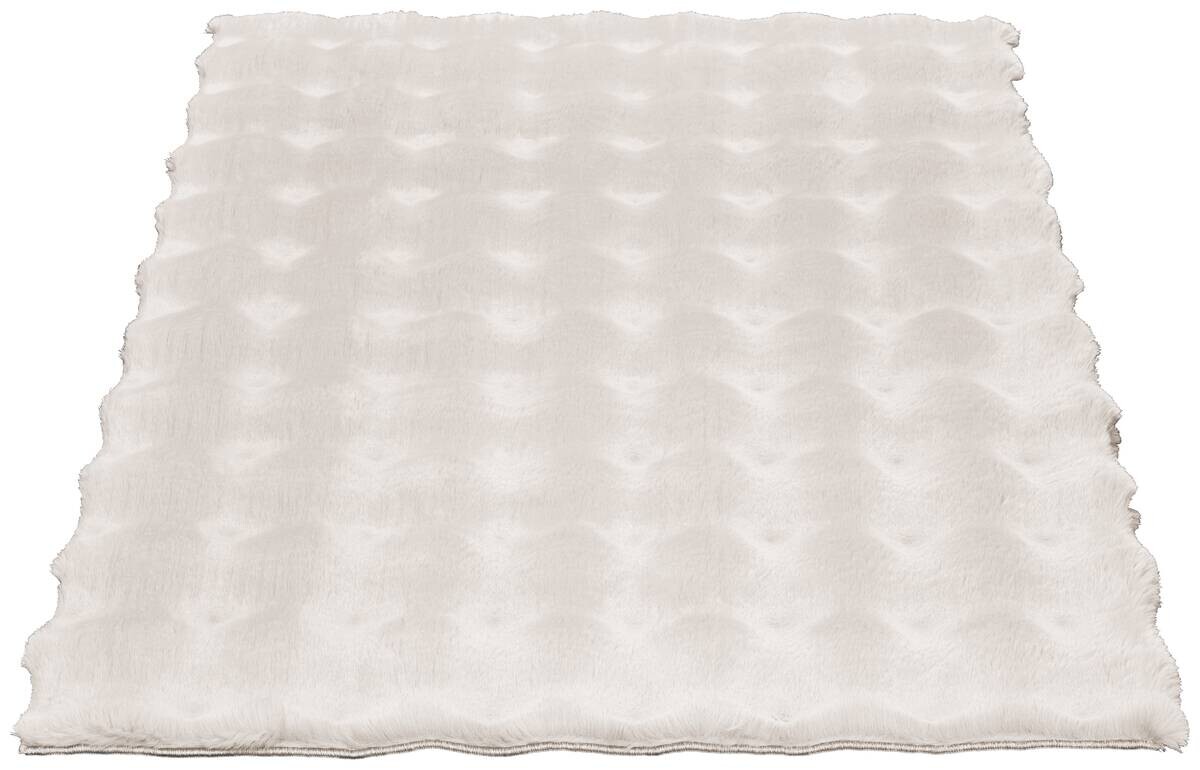 Fellimitat Big Bubble wollweiß B/L: ca. 120x170 cm