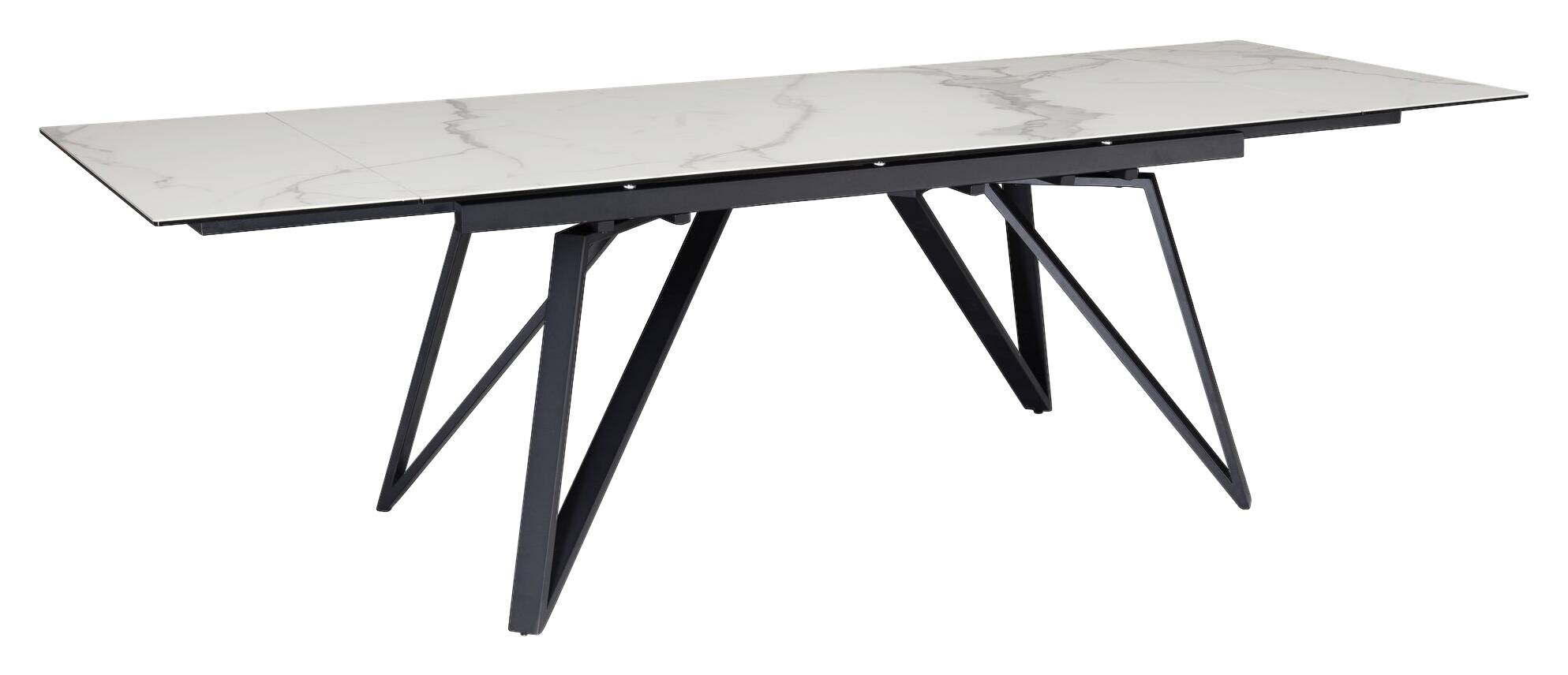 Esstisch weiß Marmor Optik B/H/T: ca. 180x76x95 cm