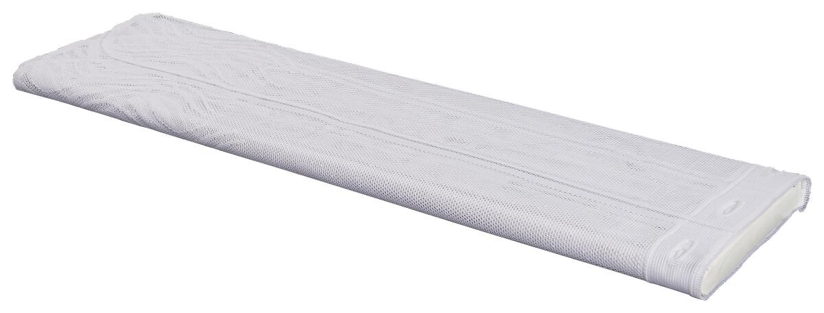 Scheibengardinen-Meterware weiß H: ca. 60 cm