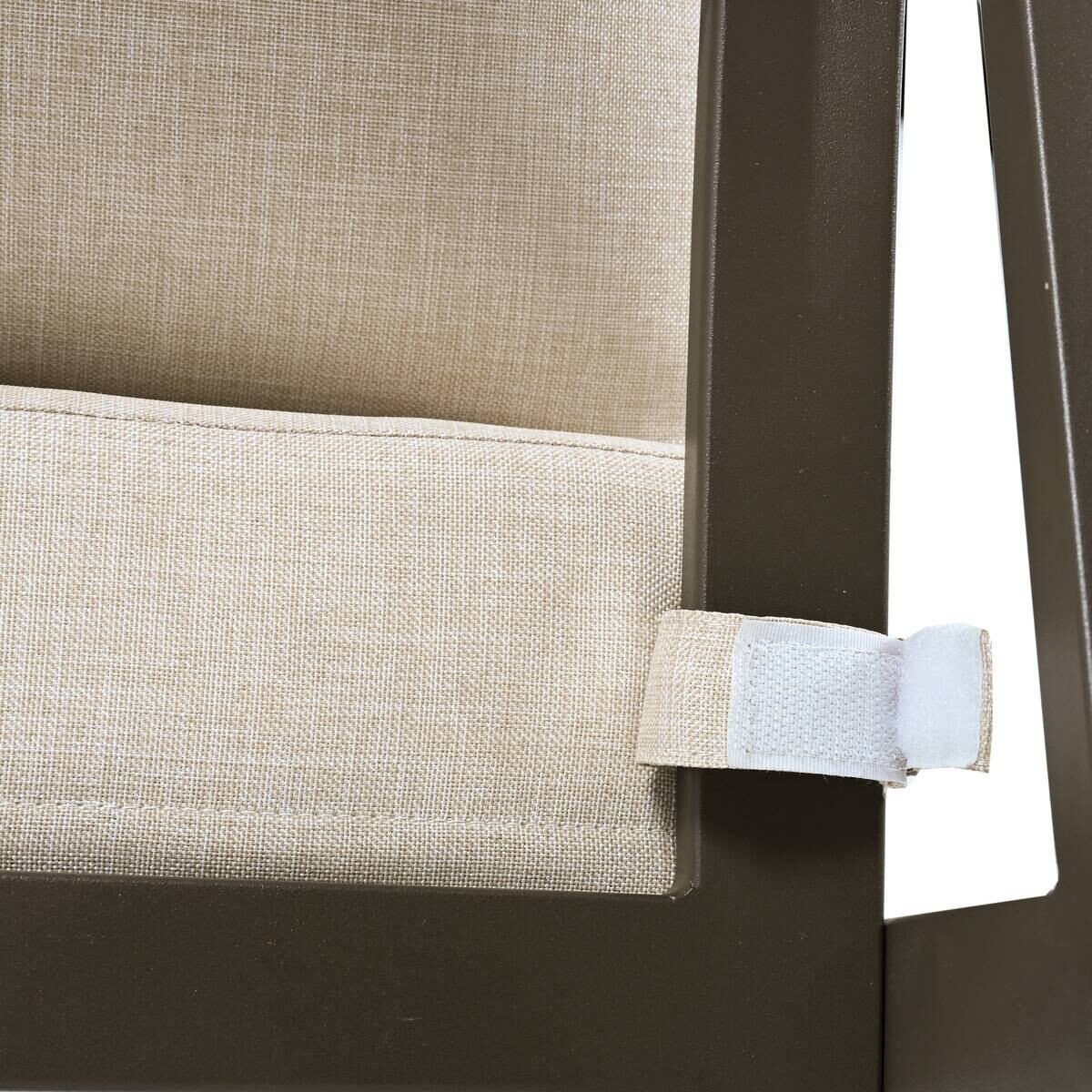 POCOline Gartensitzgruppe Grasse taupe Stahl