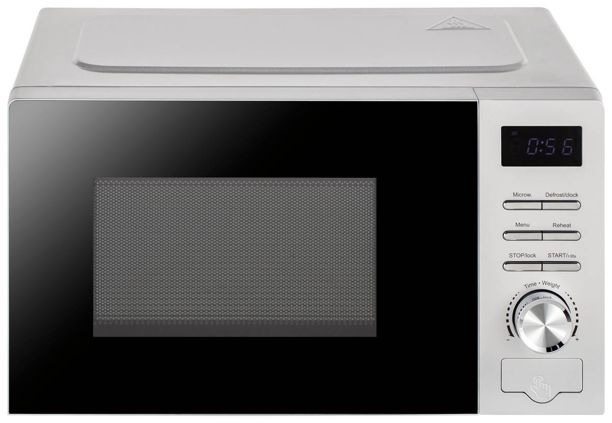 POCOline Mikrowelle silber Kunststoff D: ca. 26 cm ca. 20 l