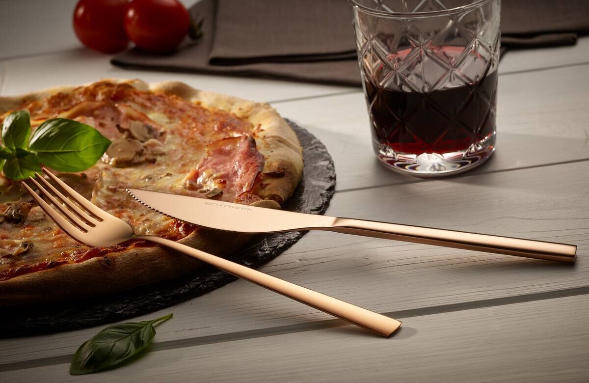 ECHTWERK Besteckset bronze Edelstahl 8 tlg.