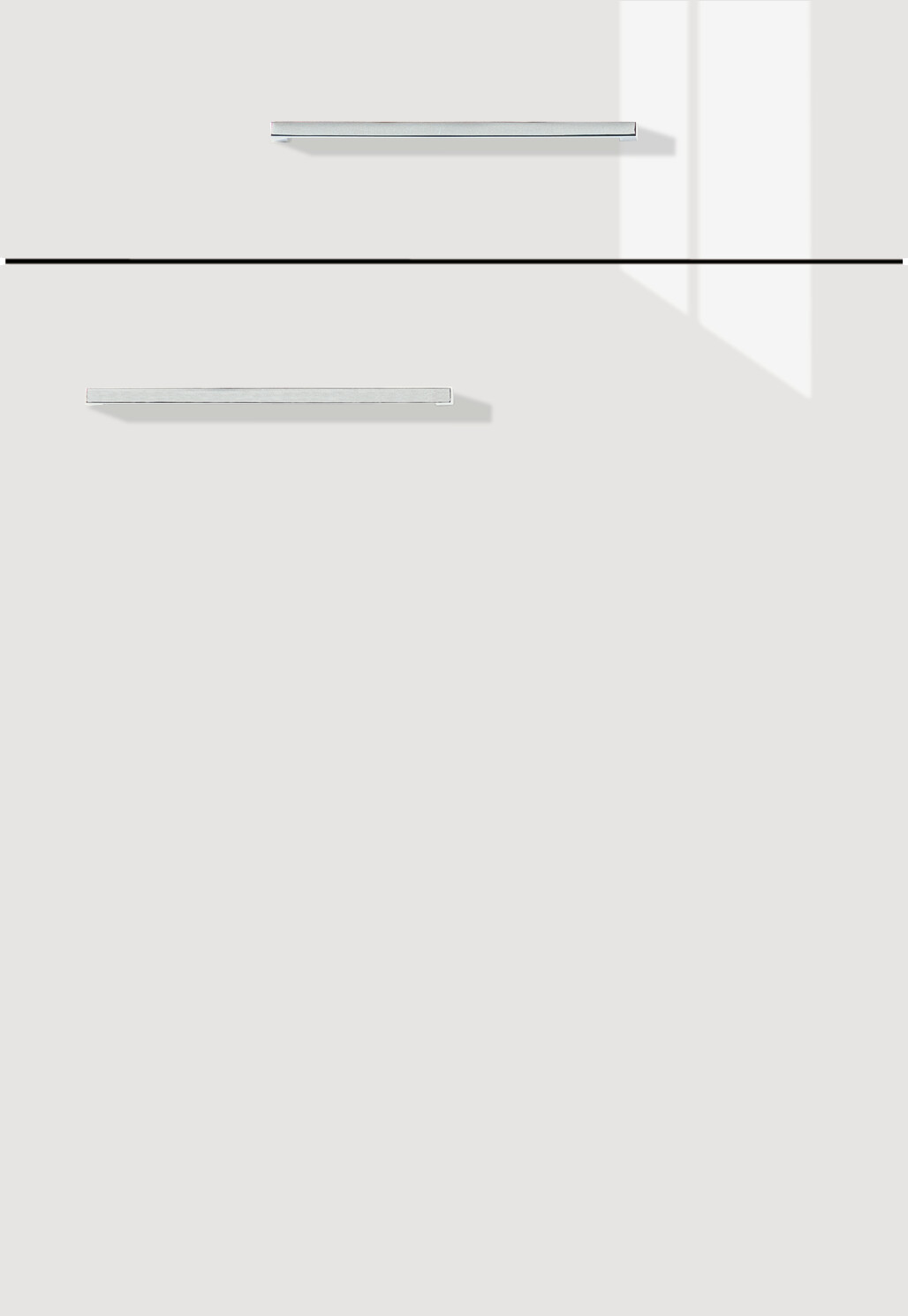 Impuls Küchenblock IP4050 rot Hochglanz weiß Hochglanz B/T: ca. 310x60 cm