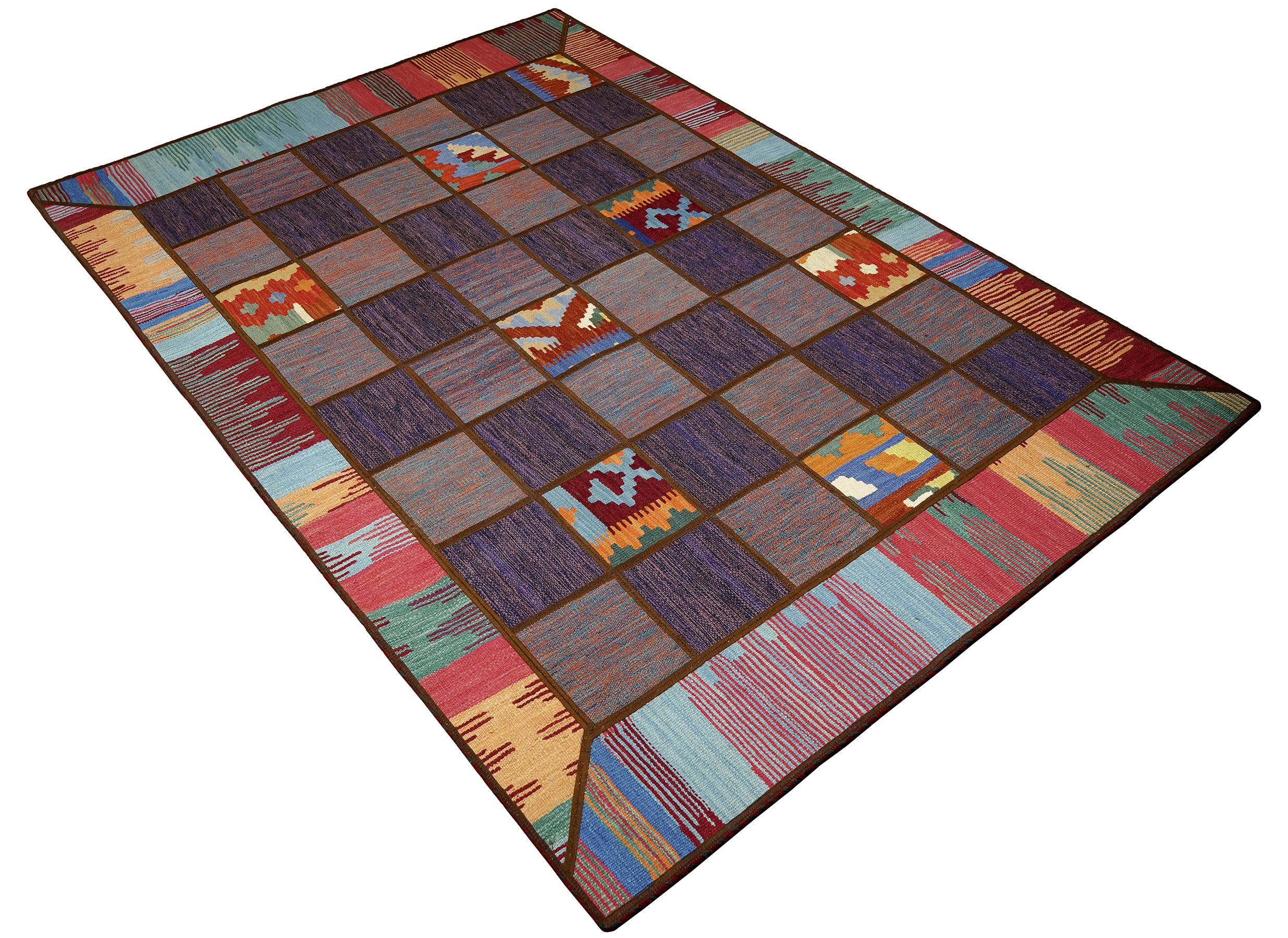 PersaTepp Teppich Kelim Tekkehdouz bunt B/H/L: ca. 150x1x200 cm PersaTepp Teppich Kelim Tekkehdouz bunt B/H/L: ca. 150x1x200 cm