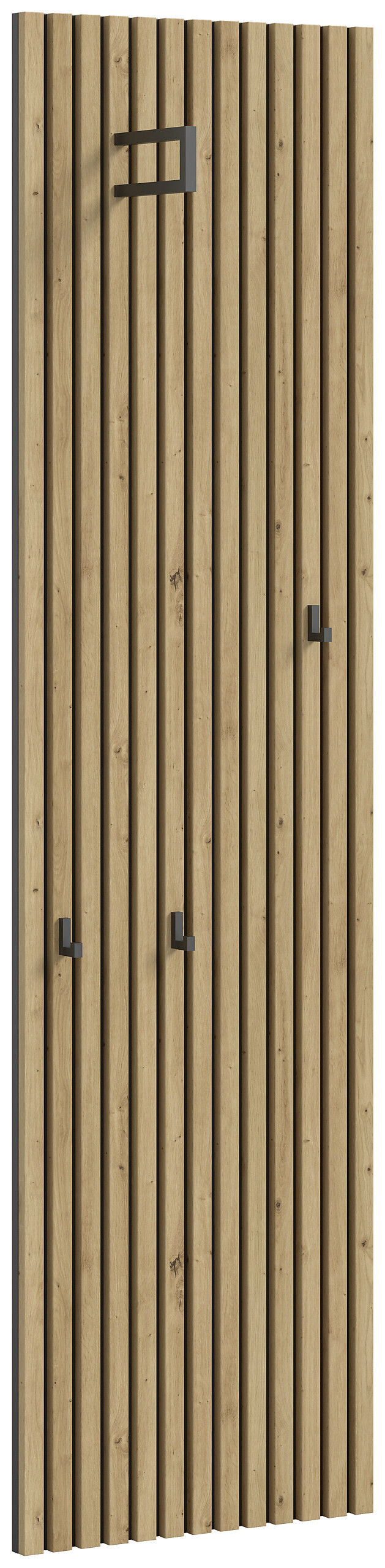 Garderobenpaneel Delton Eiche Artisan Nachbildung B/H/T: ca. 51x192x22 cm