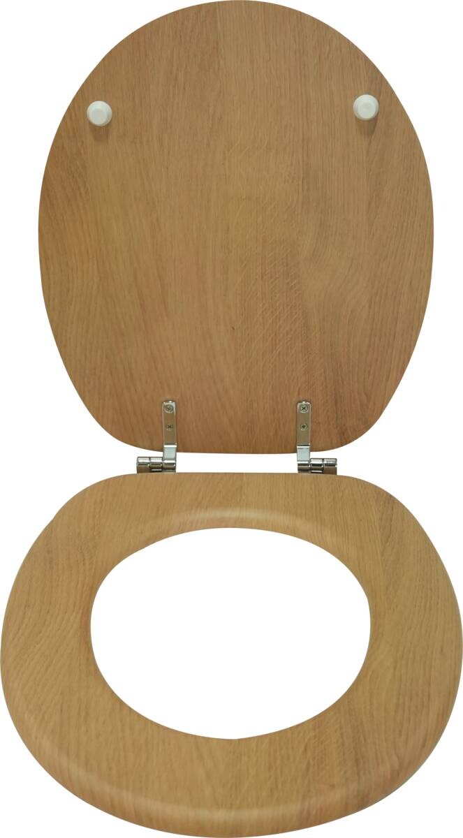 POCOline WC-Sitz Holzoptik MDF