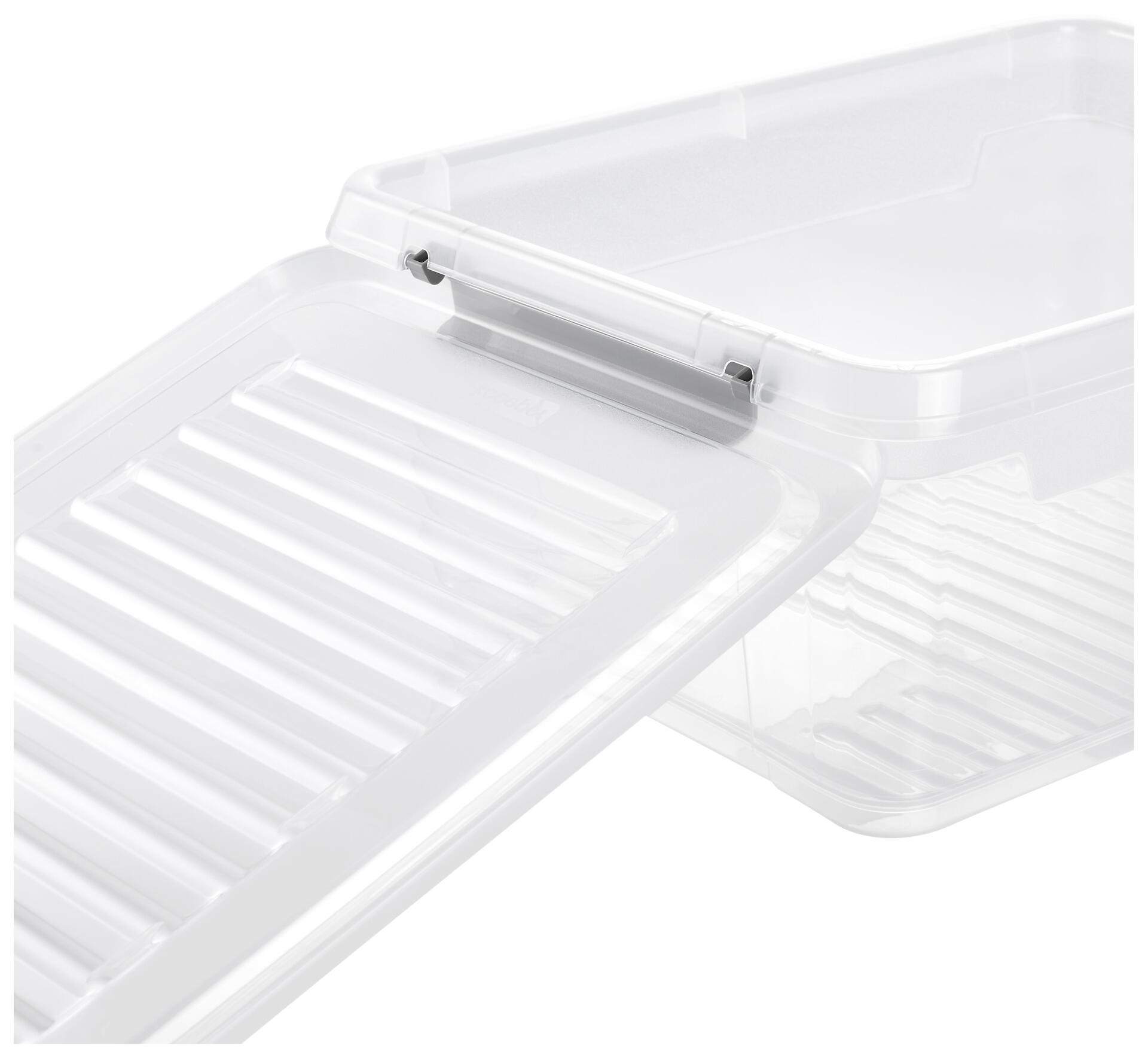 Aufbewahrungsbox transparent B/H/L: ca. 18,5x16x28,5 cm