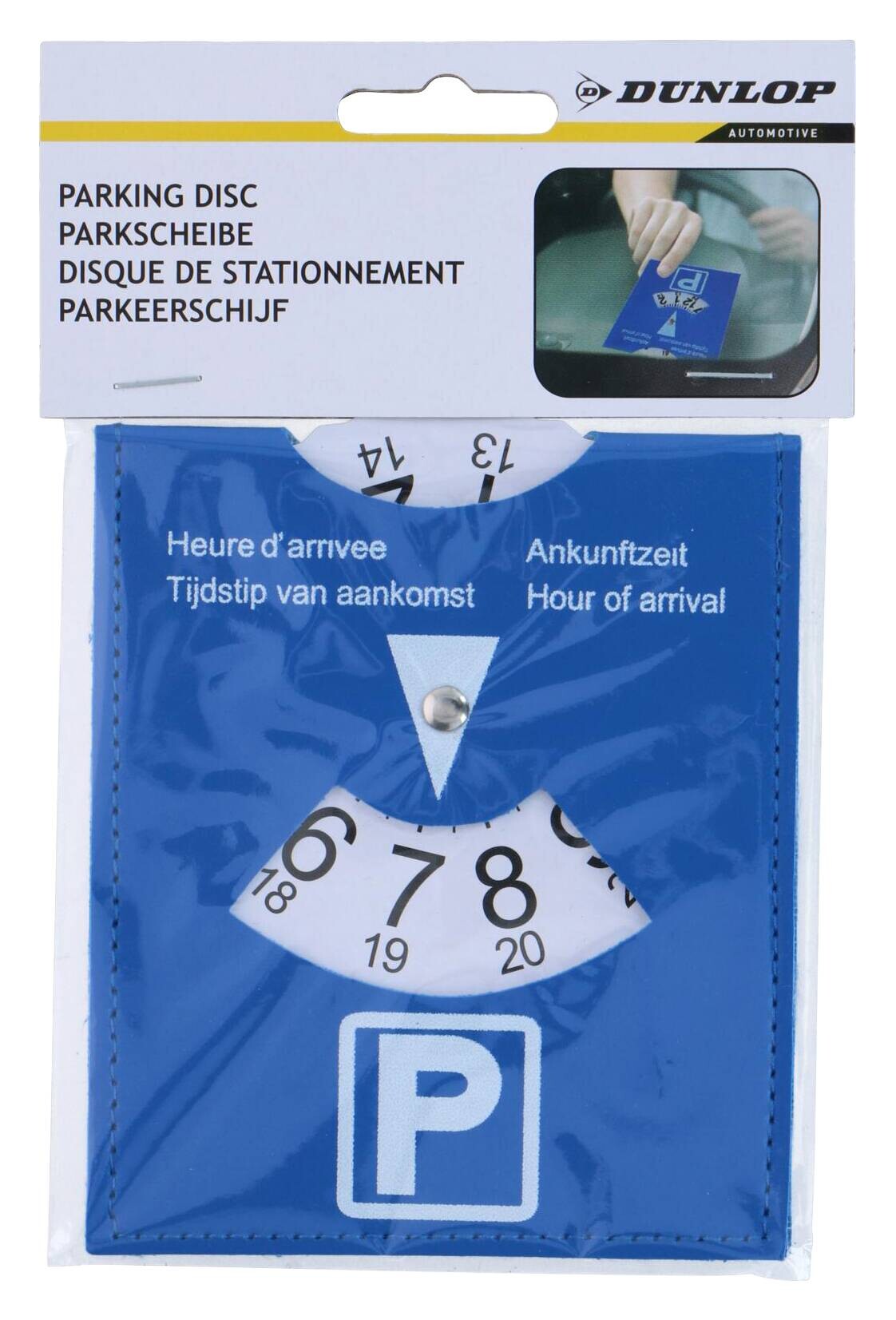 Dunlop Parkscheibe B/H: ca. 11x15 cm