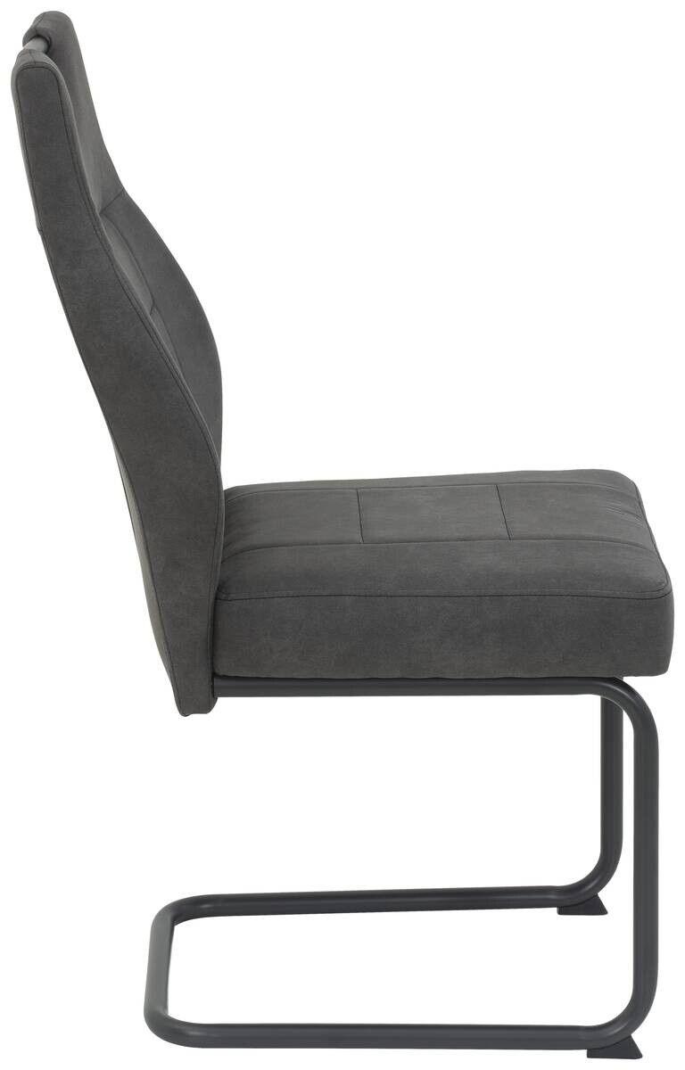 Essgruppe Inn Eiche schwarz anthrazit Holzwerkstoff B/H/T: ca. 140x76x90 cm