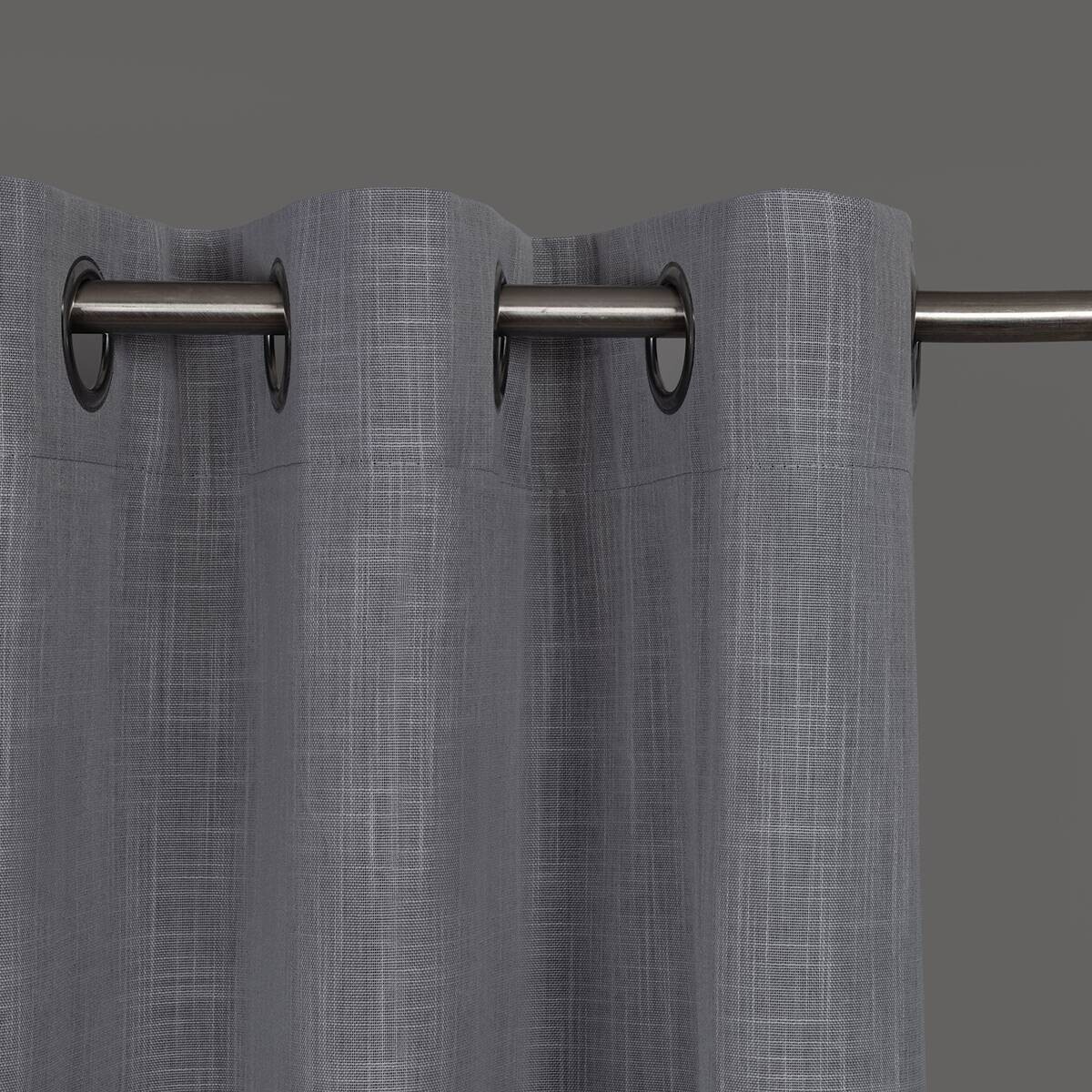 Verdunklungsvorhang Hamburg hellgrau B/L: ca. 140x245 cm