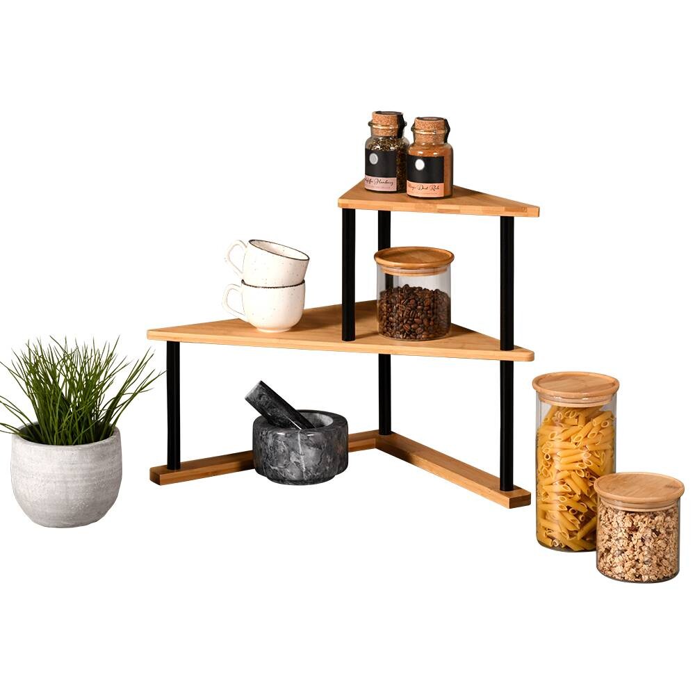 Kesper Küchenregal natur Bambus B/H/L: ca. 29,5x39x52 cm