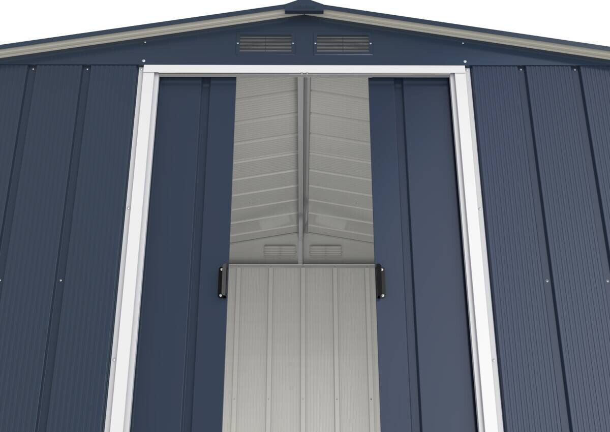 VCM Gerätehaus anthrazit B/H/L: ca. 262x191x234 cm