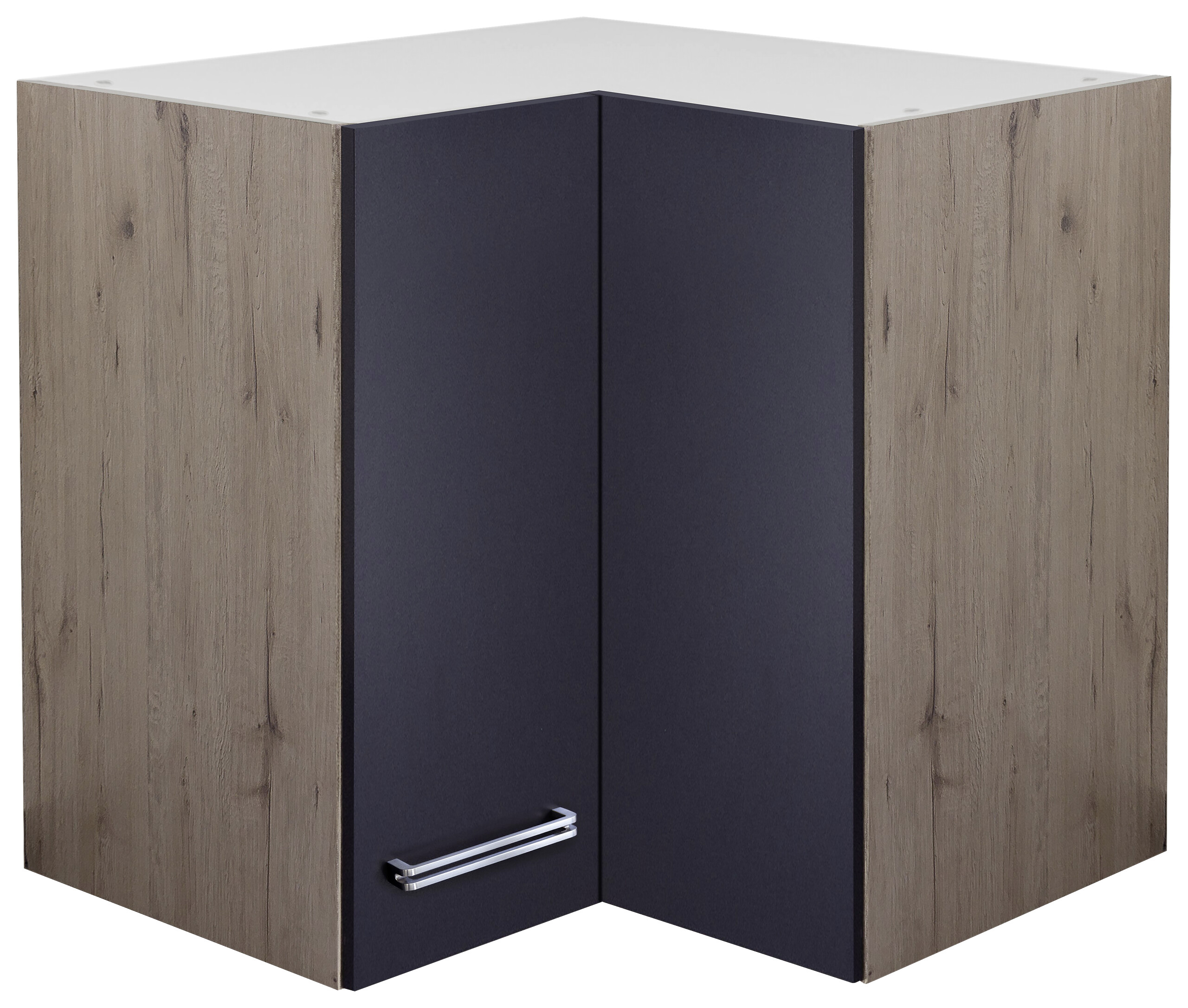 Eckhängeschrank Elva anthrazit strukturiert B/H/T: ca. 60x54,8x32 cm Eckhängeschrank Elva anthrazit strukturiert B/H/T: ca. 60x54,8x32 cm