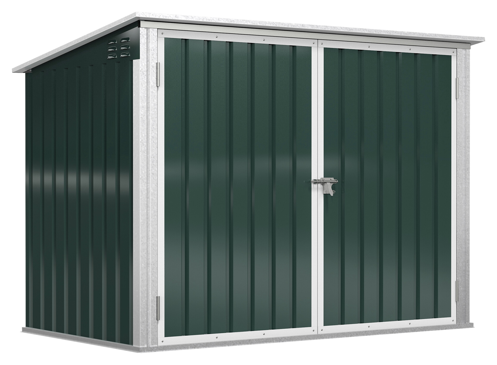 Outsunny Mülltonnenbox grün B/H/L: ca. 105x129x178 cm