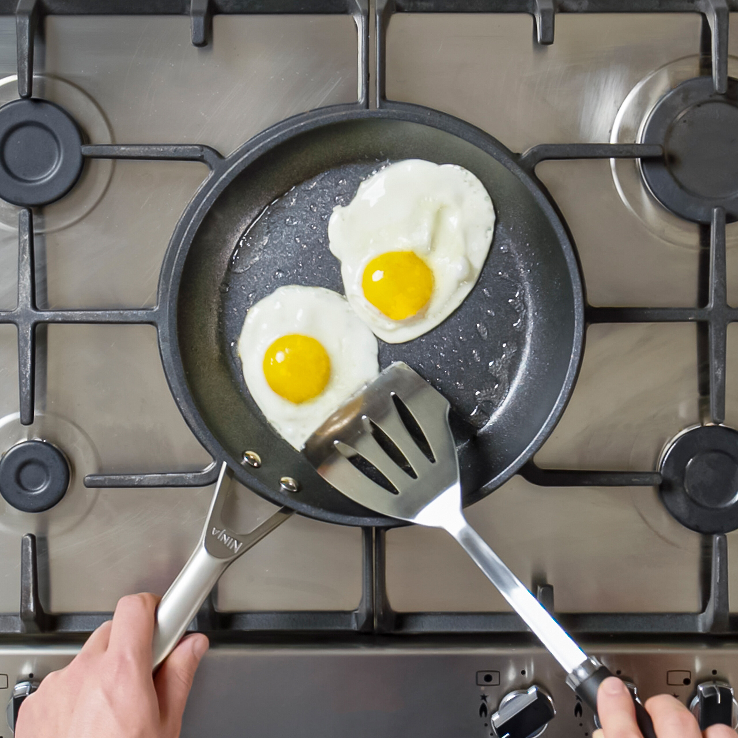 Ninja Bratpfanne Foodi ZEROSTICK C30028EU grau Aluminium B/H/L: ca. 28x5x49 cm