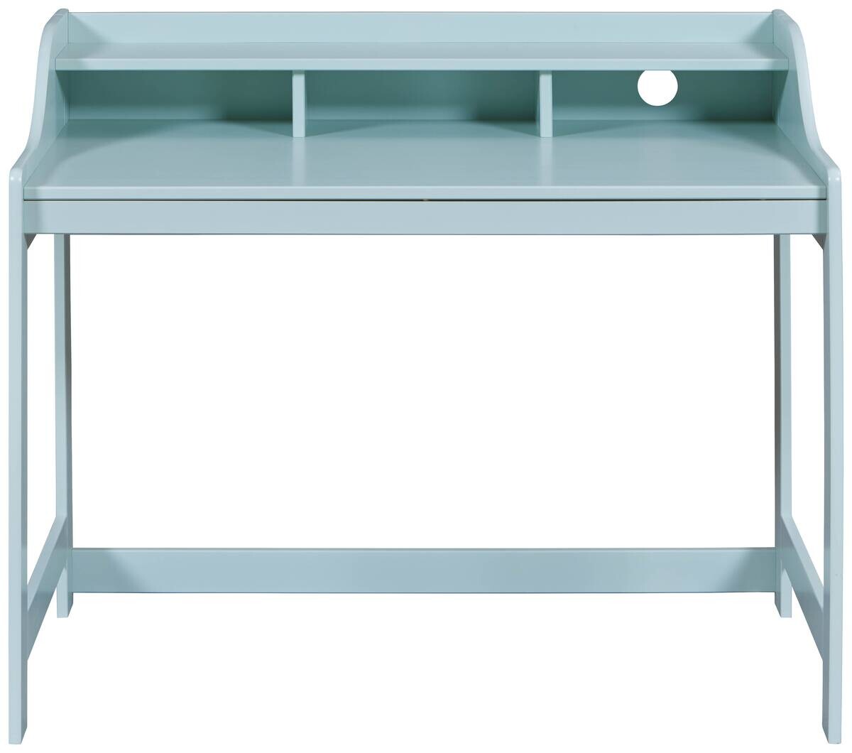 Kinder-Schreibtisch Conversation Desk grün lackiert B/H/L: ca. 68,4x90,6x110 cm