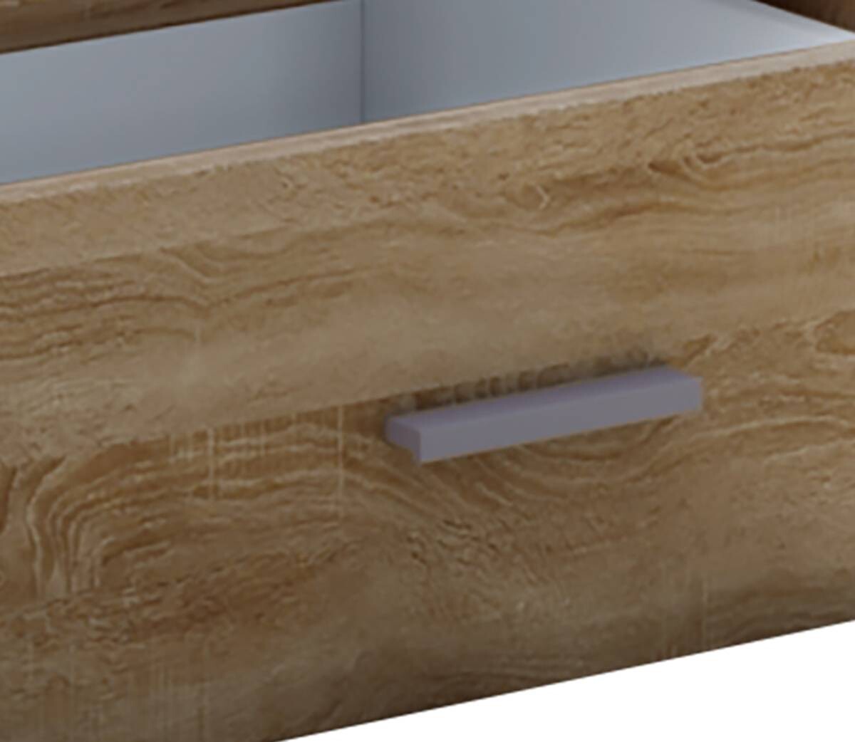 VCM Möbel Couchtisch Junata Eiche Sonoma Holzwerkstoff B/H/T: ca. 110x44x52 cm