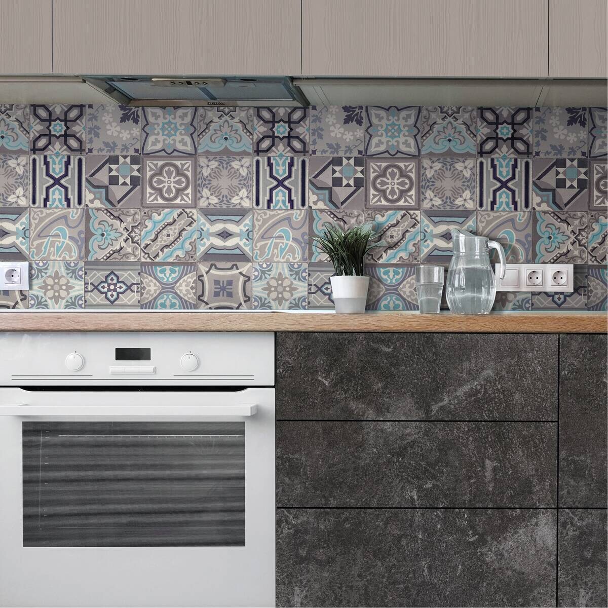 d-c-fix Dekofolie Betonoptik anthrazit B/L: ca. 45x200 cm