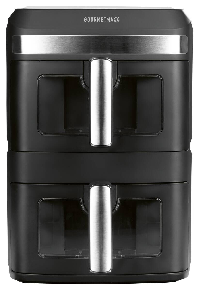 GOURMETmaxx Heißluftfritteuse 16439 schwarz Kunststoff B/H/L: ca. 28,2x42,3x40,8 cm ca. 6 l