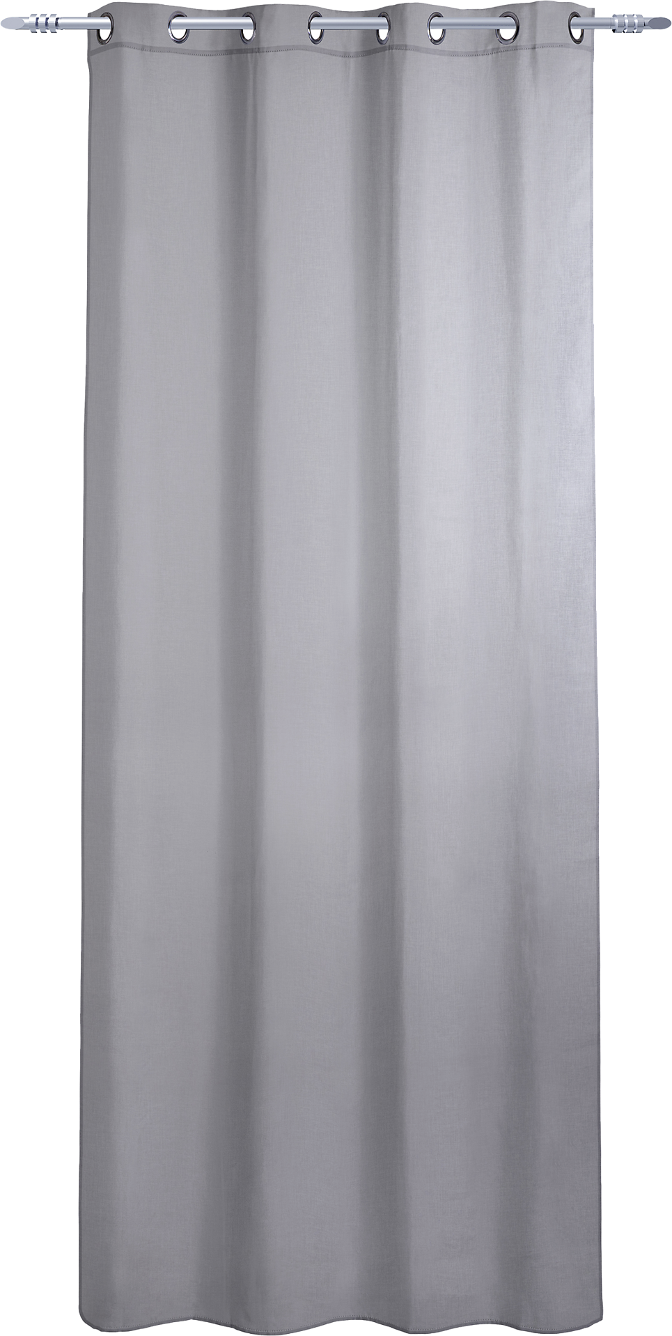 POCOline Ösenvorhang Joel silber B/L: ca. 140x245 cm