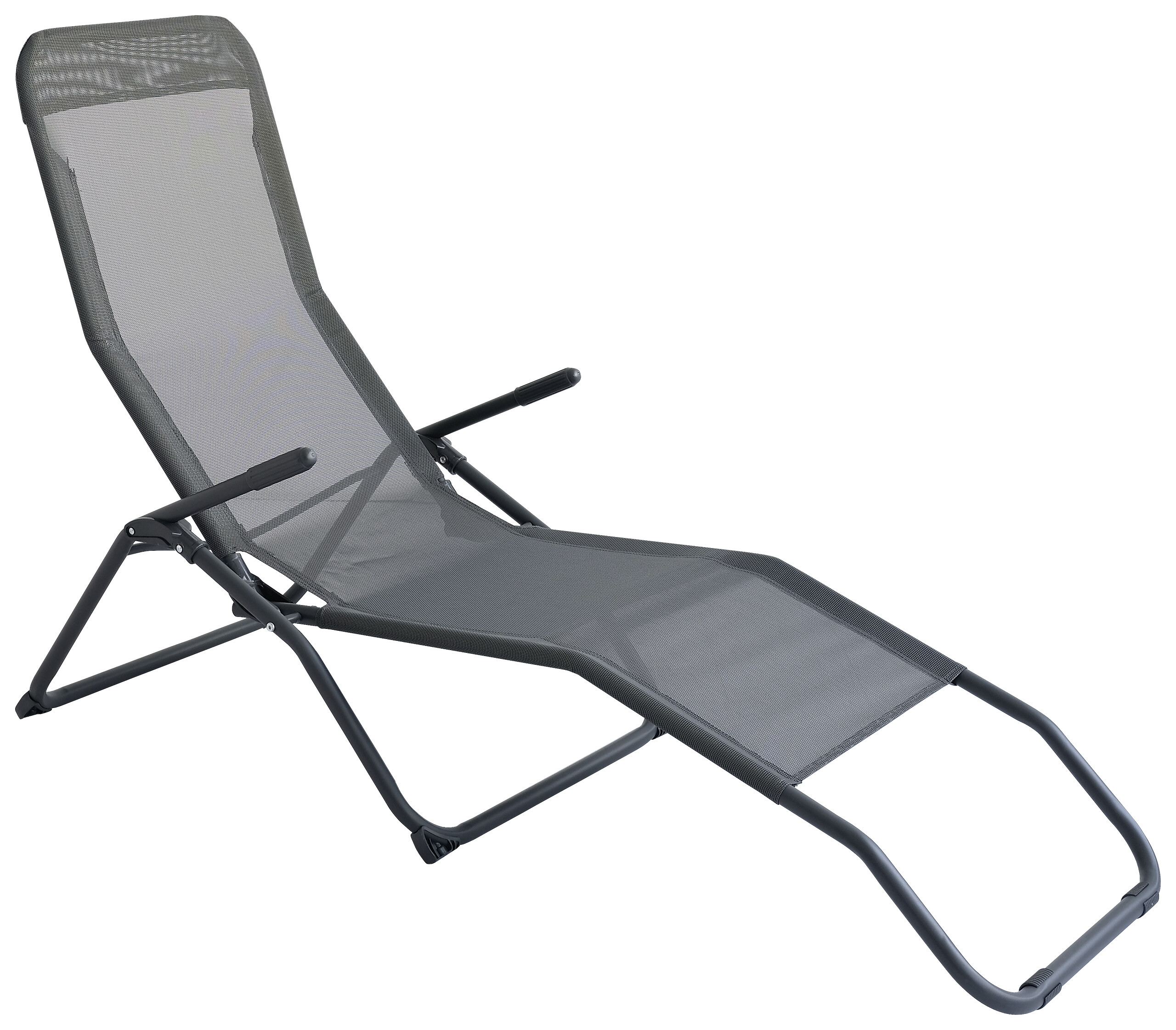 Wellnessliege anthrazit Stahl B/H/L: ca. 59x98x145 cm Wellnessliege anthrazit Stahl B/H/L: ca. 59x98x145 cm