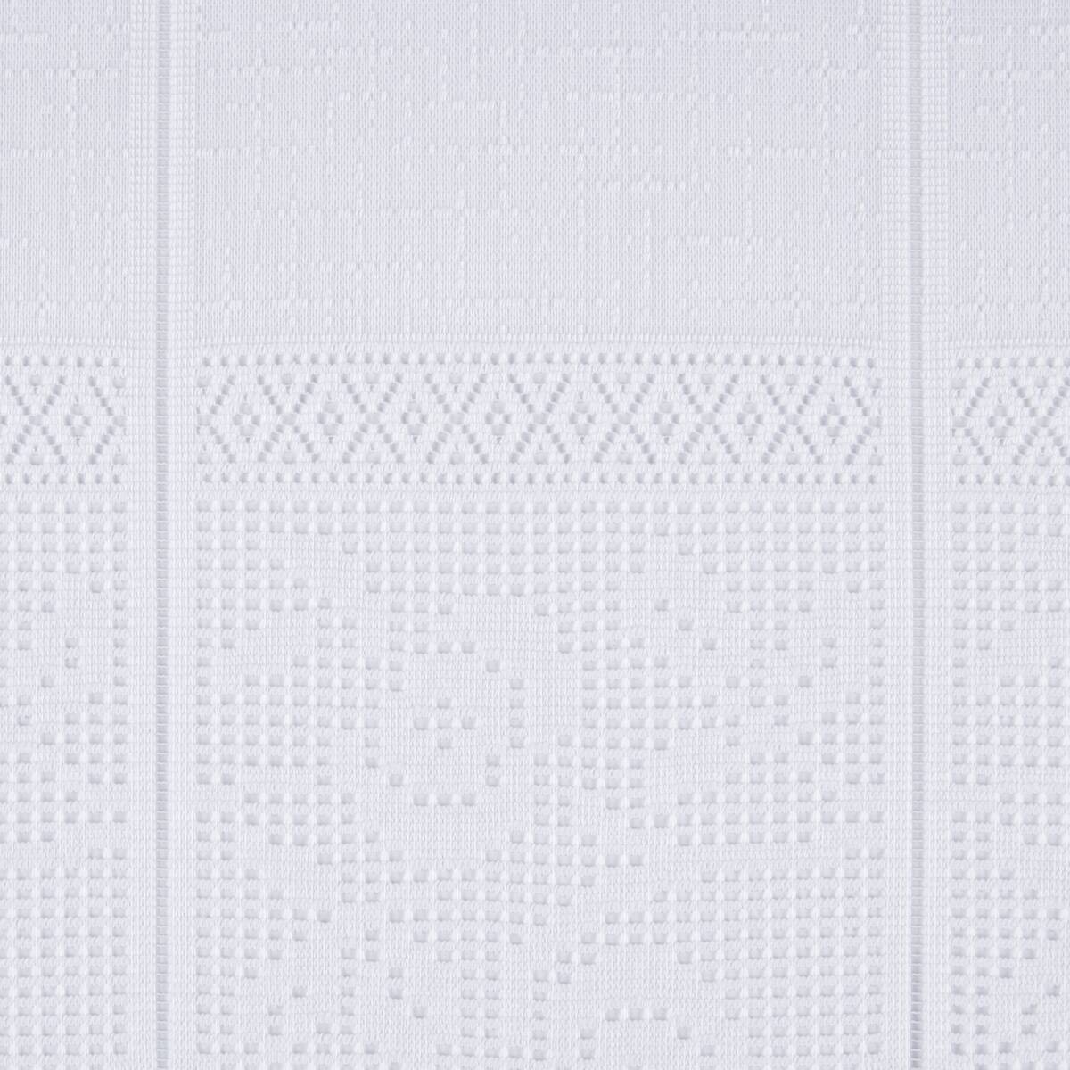 Scheibengardinen-Meterware weiß H: ca. 60 cm