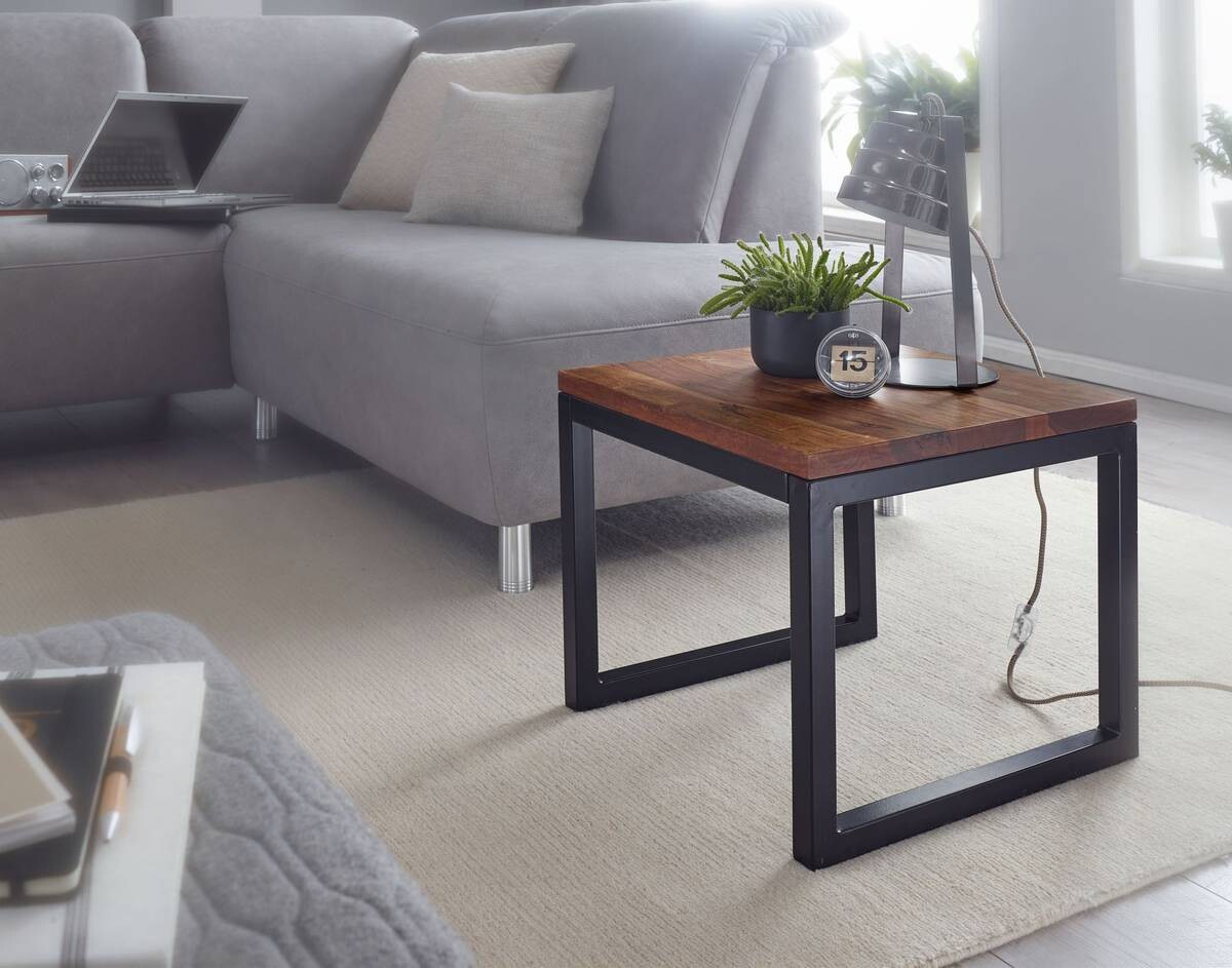 Beistelltisch rosenholz Holz B/H/T: ca. 45x40x45 cm